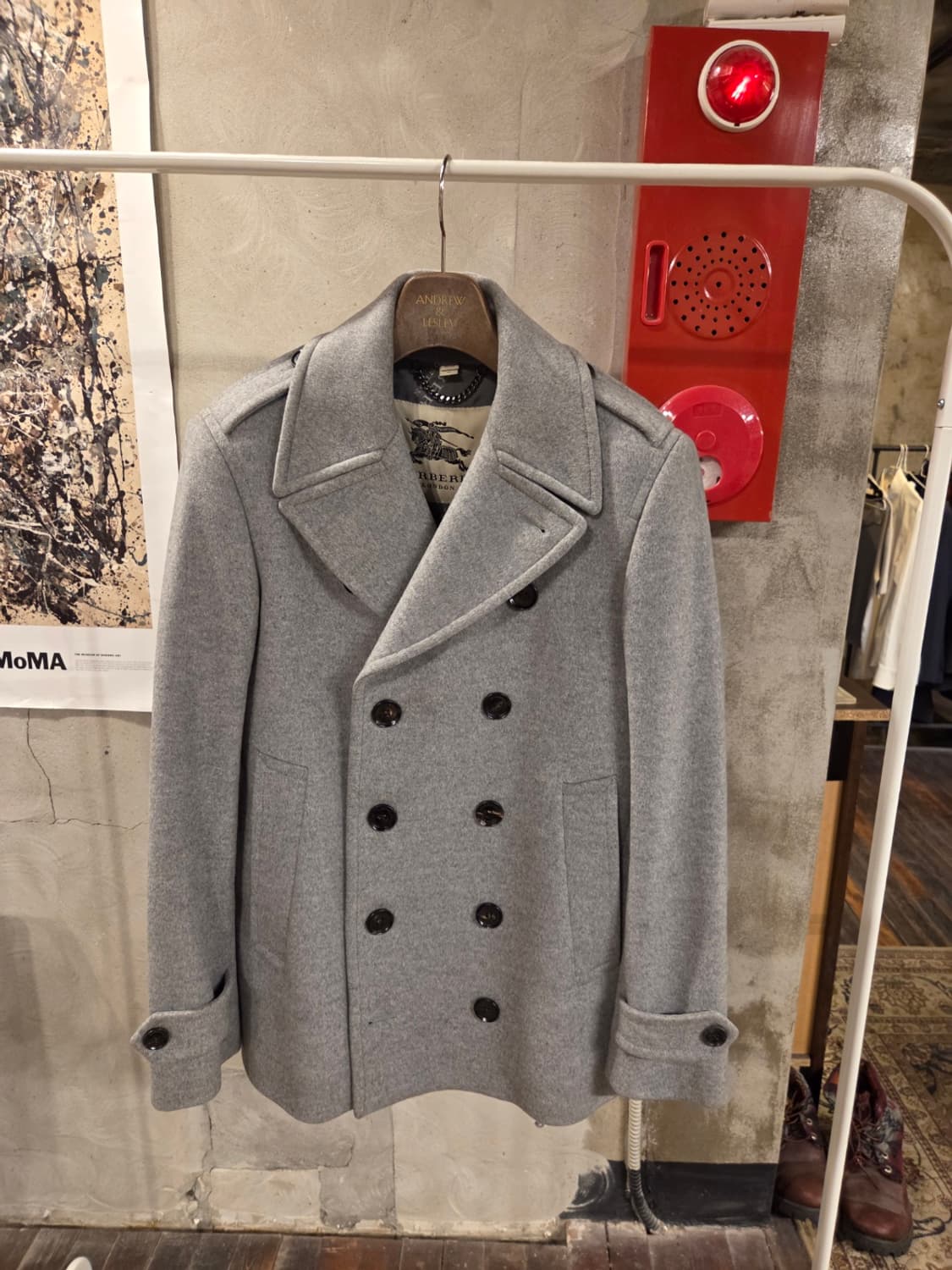 버버리 캐시미어 피코트 상품이미지1