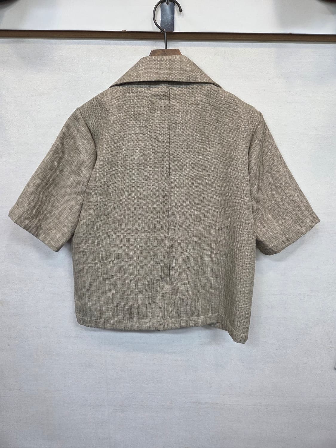 Blouson 린넨 반팔 자켓 프리 대략 66 상품이미지2
