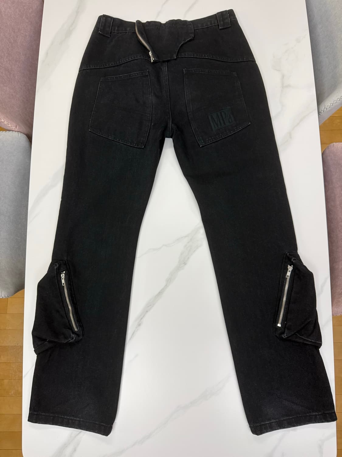 플라스틱 프로덕트 MPa ANKLE CARGO PANTS (BLACK) 상품이미지3