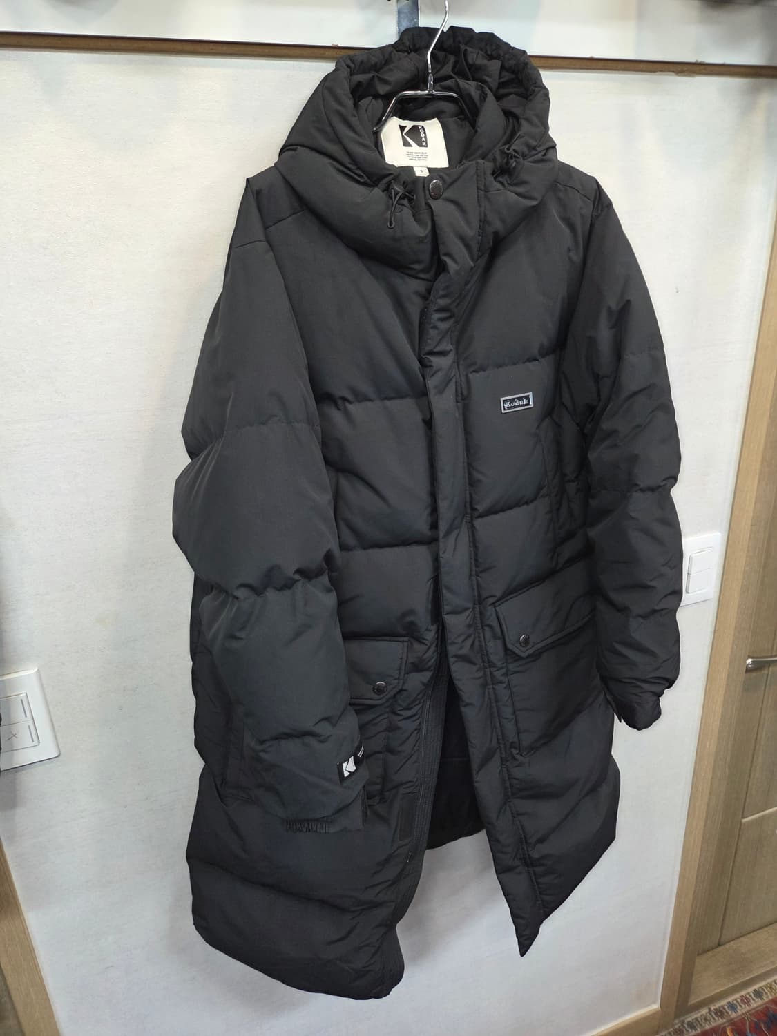 코닥 에센셜 스텐넥 덕다운 롱패딩 s 상품이미지6