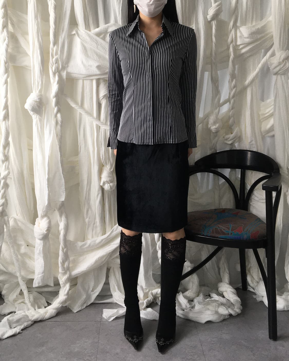 Velvet skirt 상품이미지4