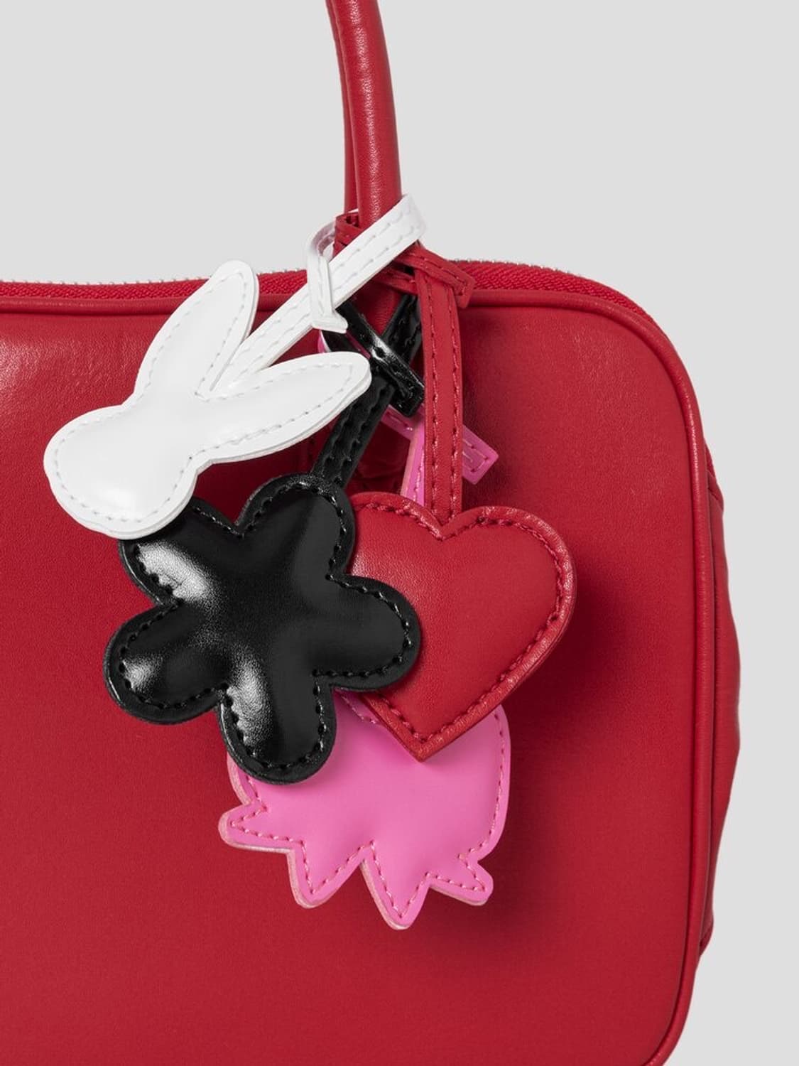 꼼데가르송 걸 26ss 멀티 참 토트백/레드 상품이미지9