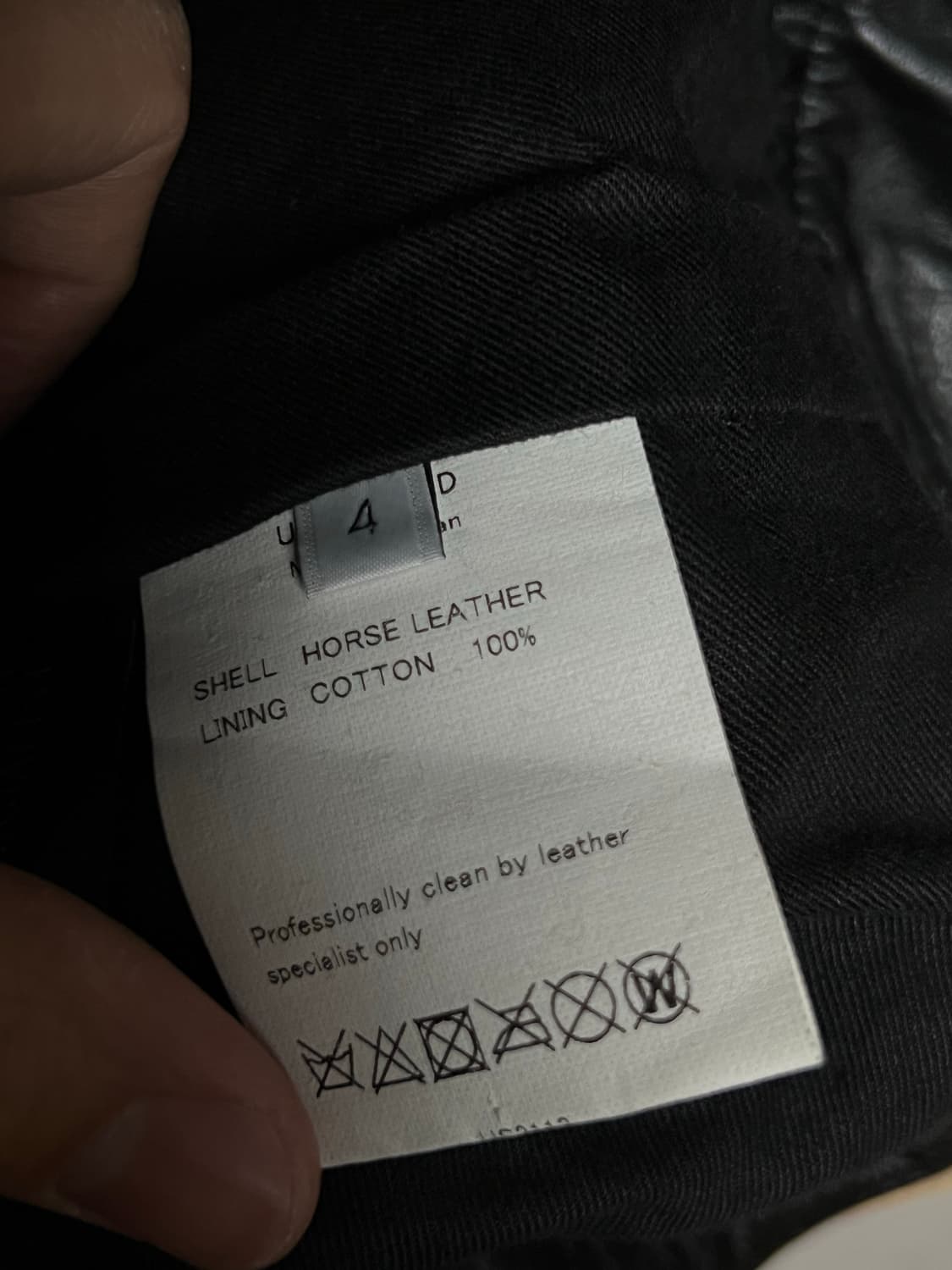 UNUSED 언유즈드 horsehide leather trucker 상품이미지4