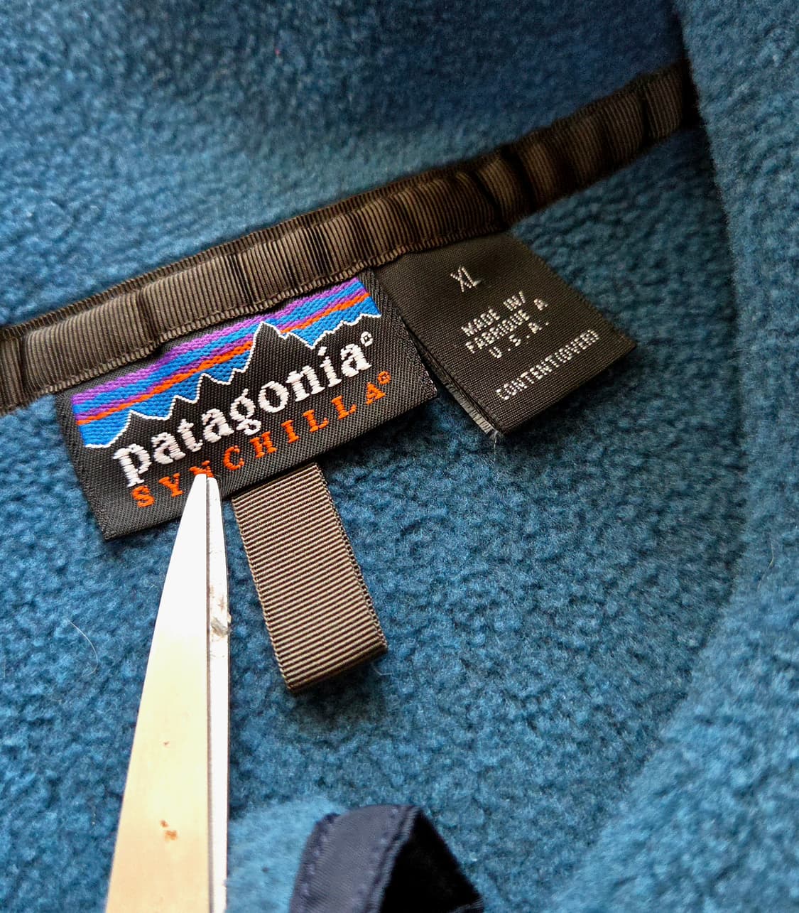 (XL)파타고니아 Usa 틸블루 신칠라 플리스 상품이미지3