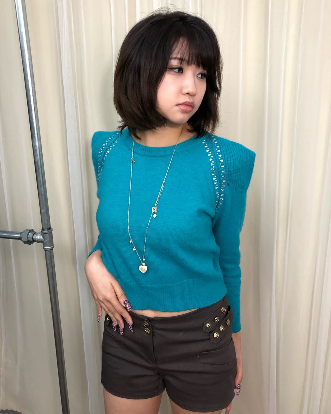 VTG 민트 쥬얼 긴팔 니트 상품이미지1