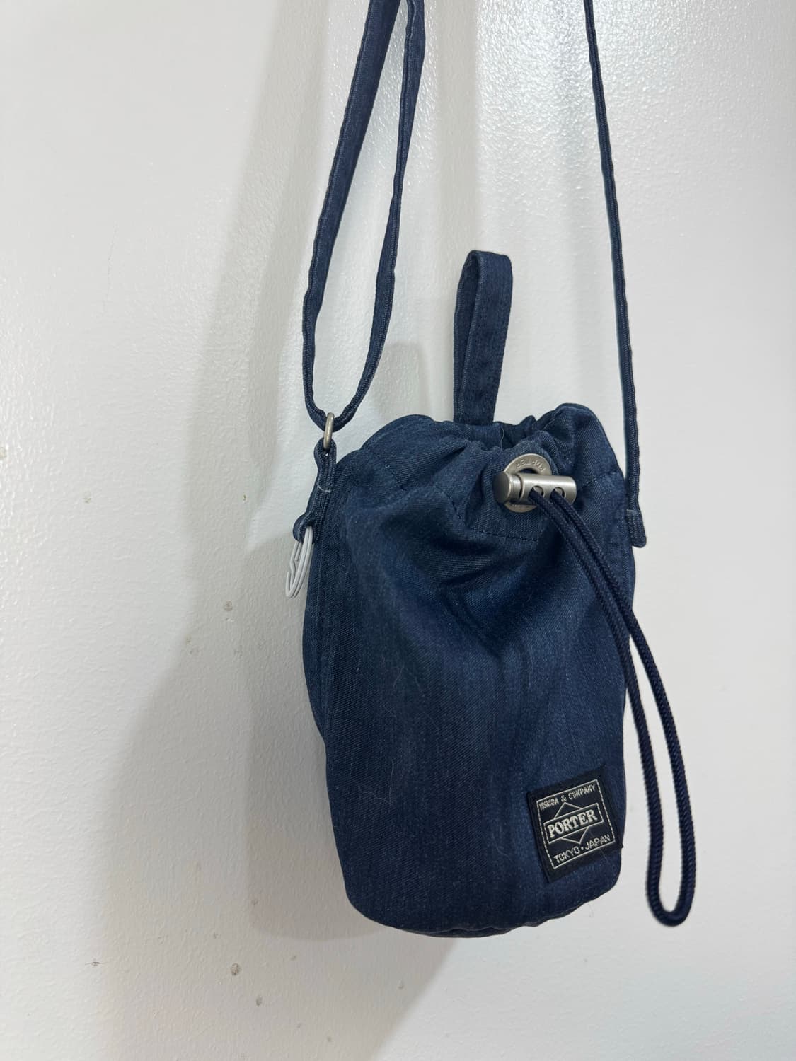 요시다 포터 데님 드로우 스트링백S 복조리 상품이미지3