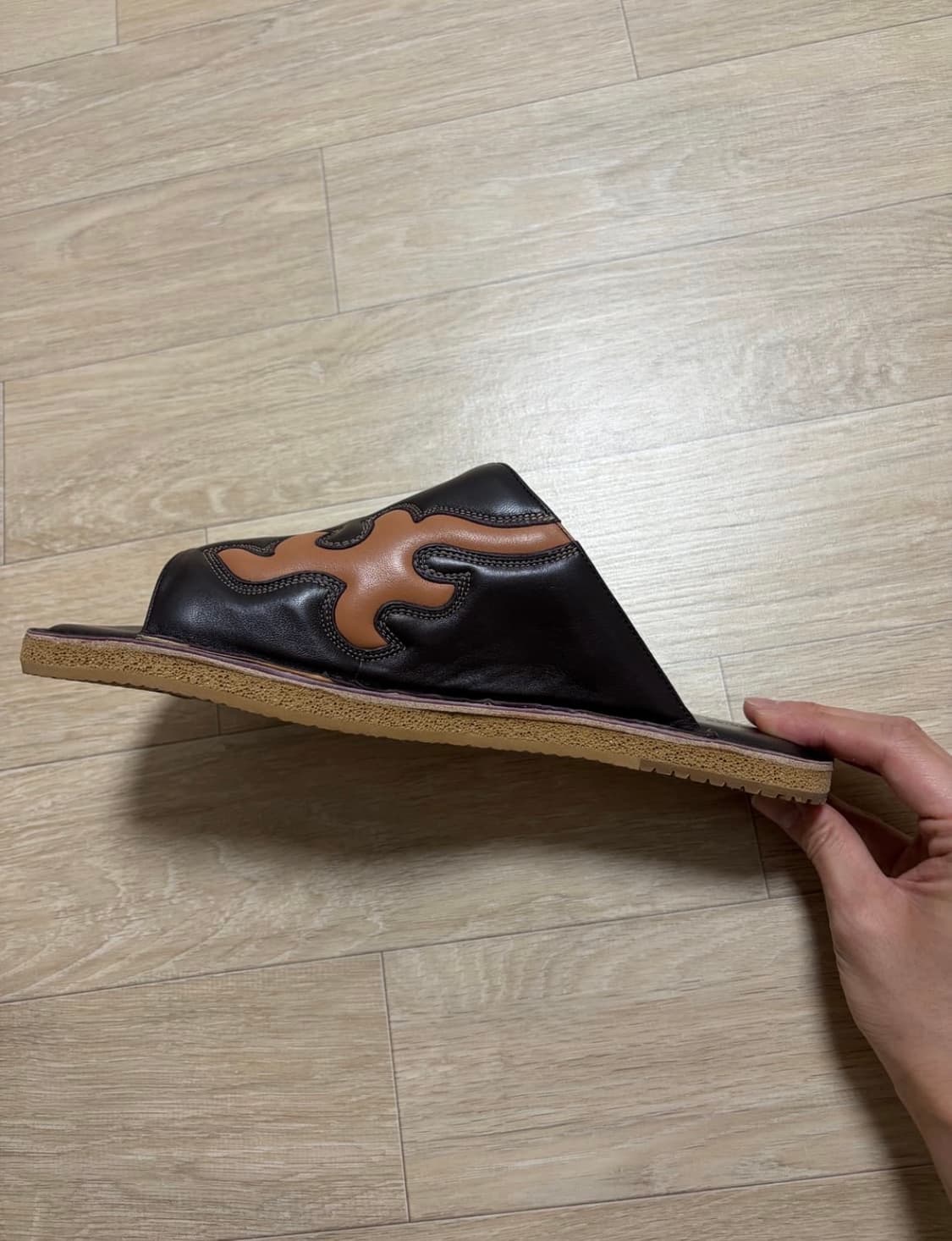 드리스반노튼 카우보이 웨스턴 슬라이드 샌들 상품이미지5