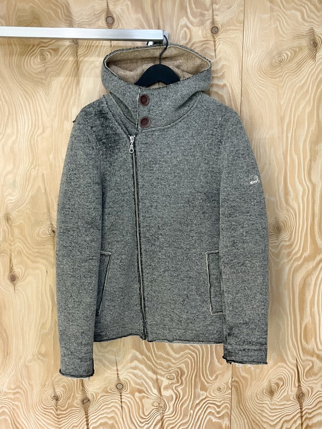 Tanomu Ask Me 셰르파 라인 울 자켓 상품이미지1