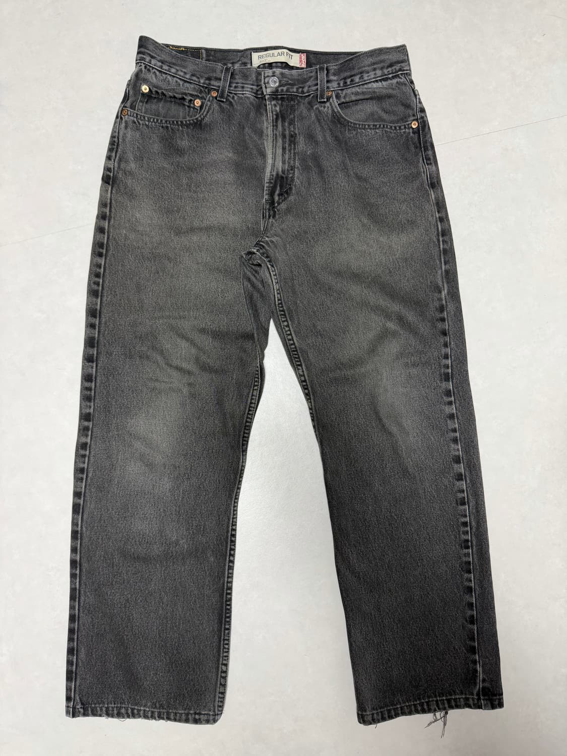 리바이스 505 블랙 데님 36 (34 사이즈감) 상품이미지1