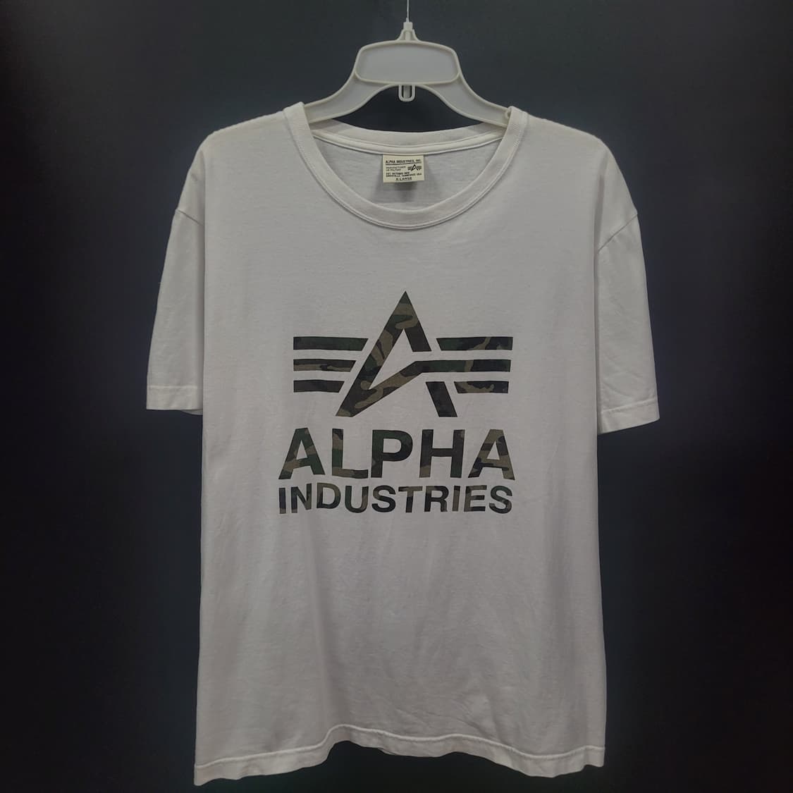 ALPHA INDUSTRIES 알파 인더스트리 카모 빅로고 셔츠 상품이미지8