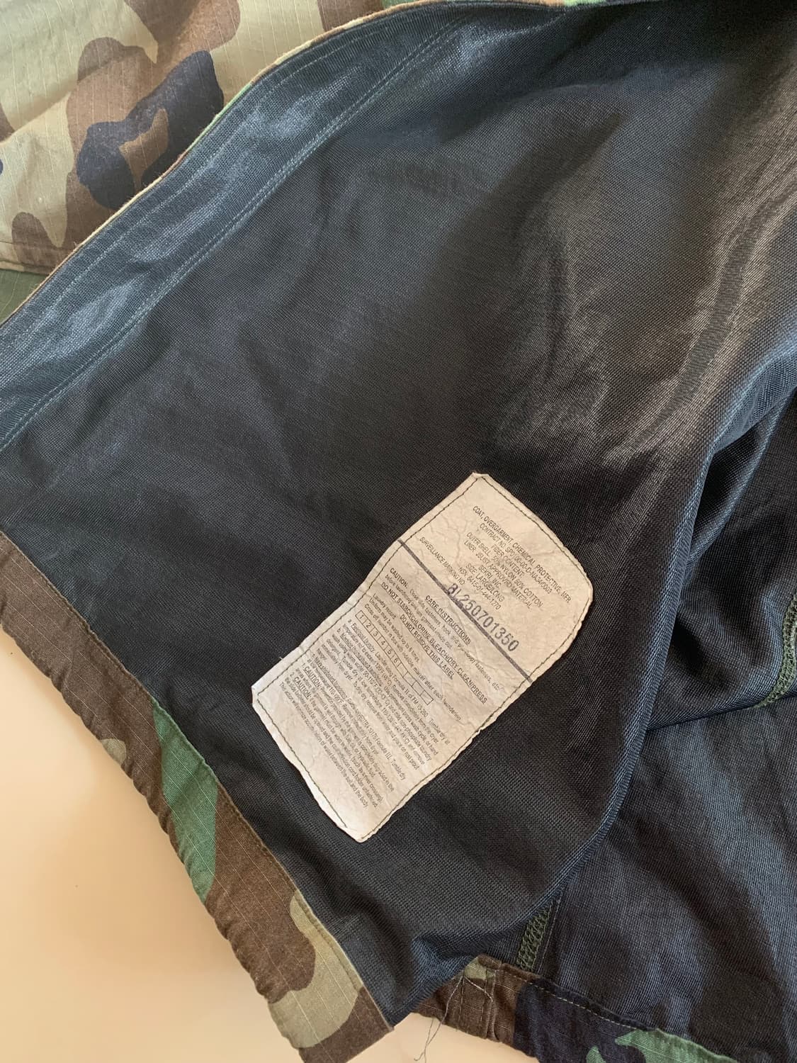 [L] TRNG ONLY 립스탑 US 밀리터리 방호복 자켓 상품이미지4