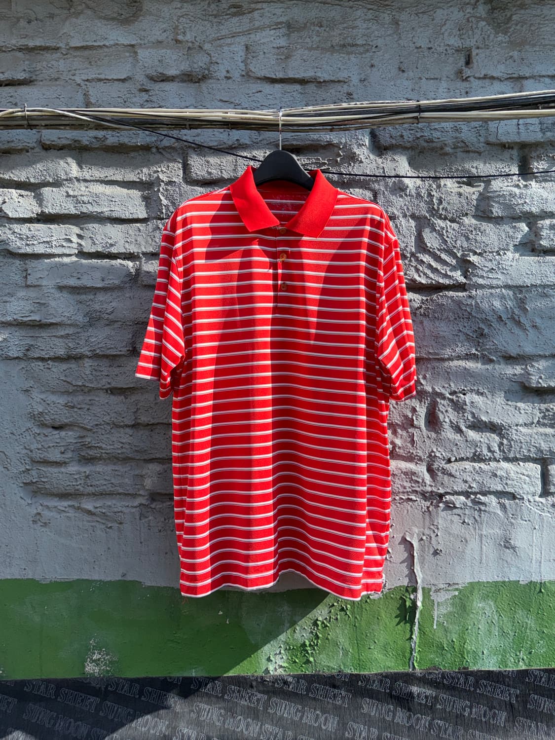 Nike 나이키 레드 스프라이트 반팔 카라티(L) 상품이미지1