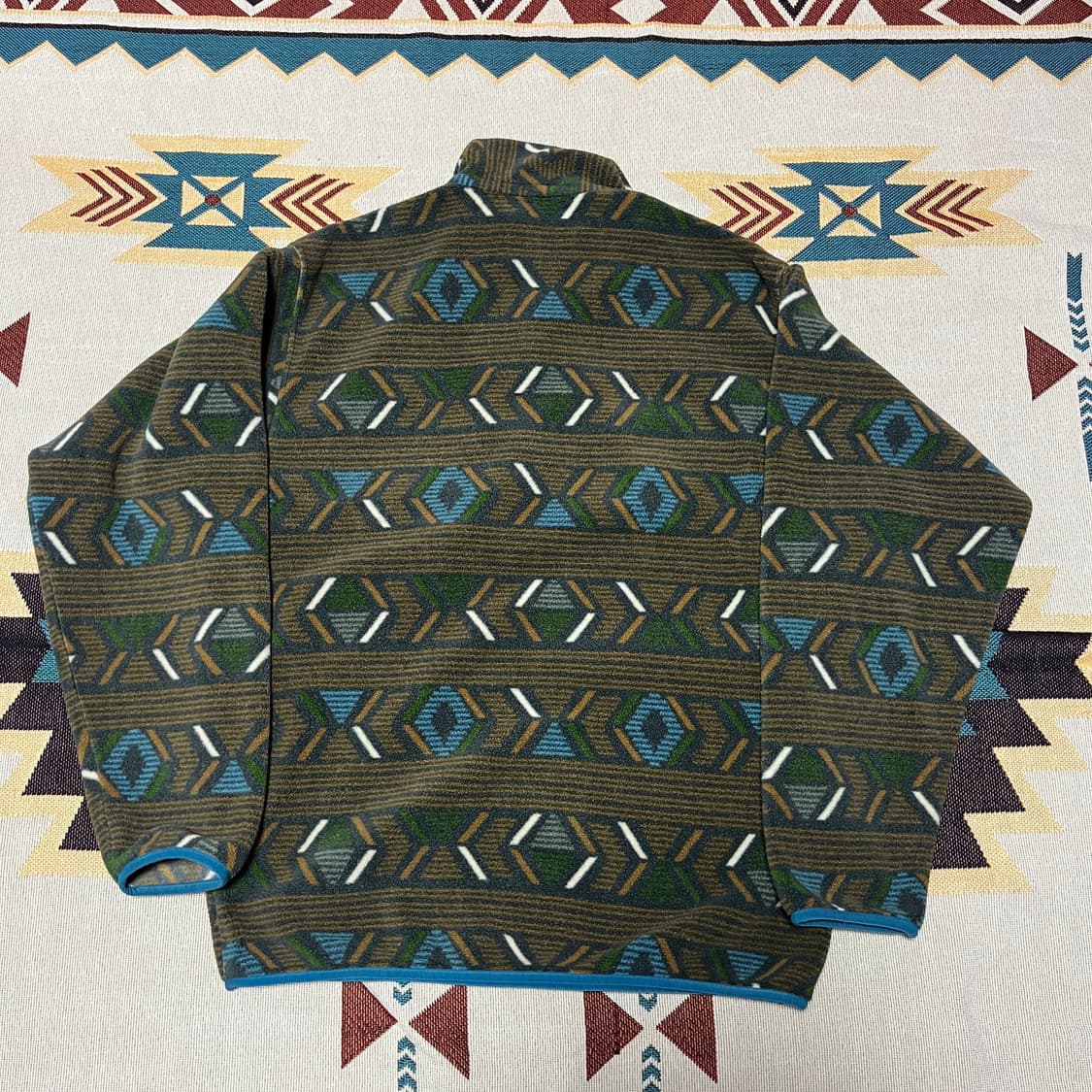 파타고니아 신칠라 아즈텍 패턴 스냅티 M 상품이미지5