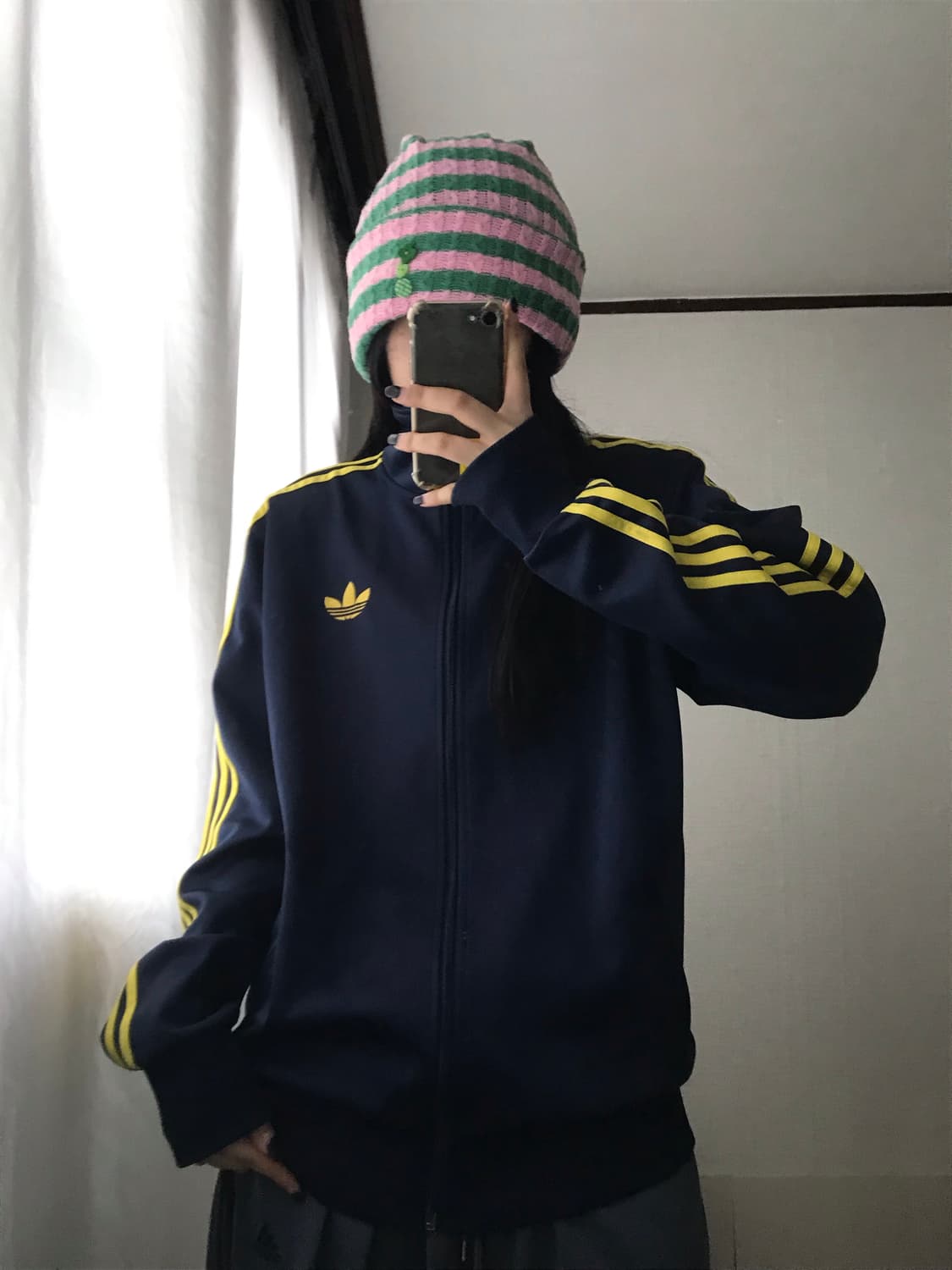 아디다스 네이비 옐로우 구파이어버드 져지 상품이미지1