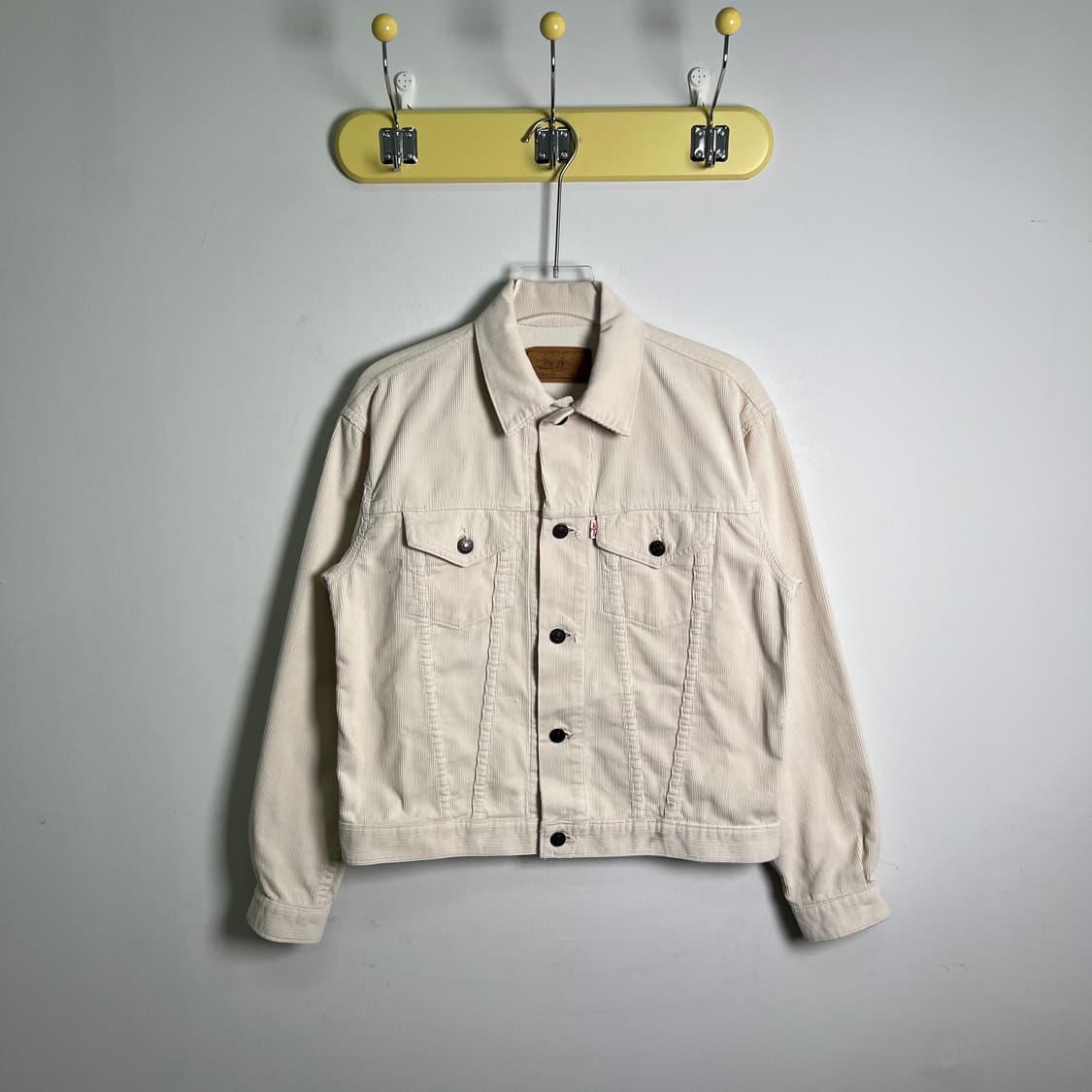 90's 리바이스 아이보리 코듀로이 트러커 자켓 M 상품이미지1