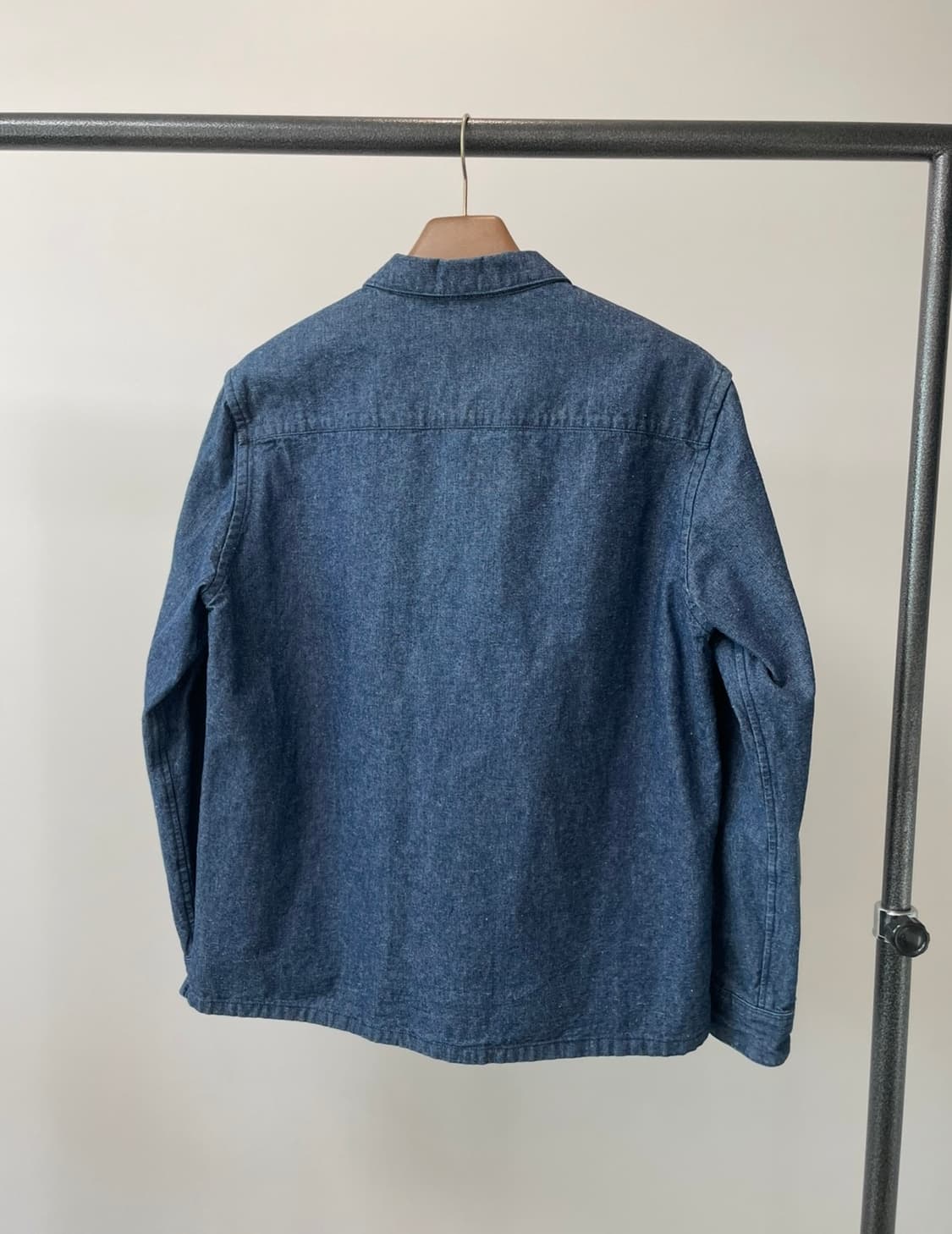(XL) Niche 니치 투포켓 인디고 데님 셔츠 상품이미지3