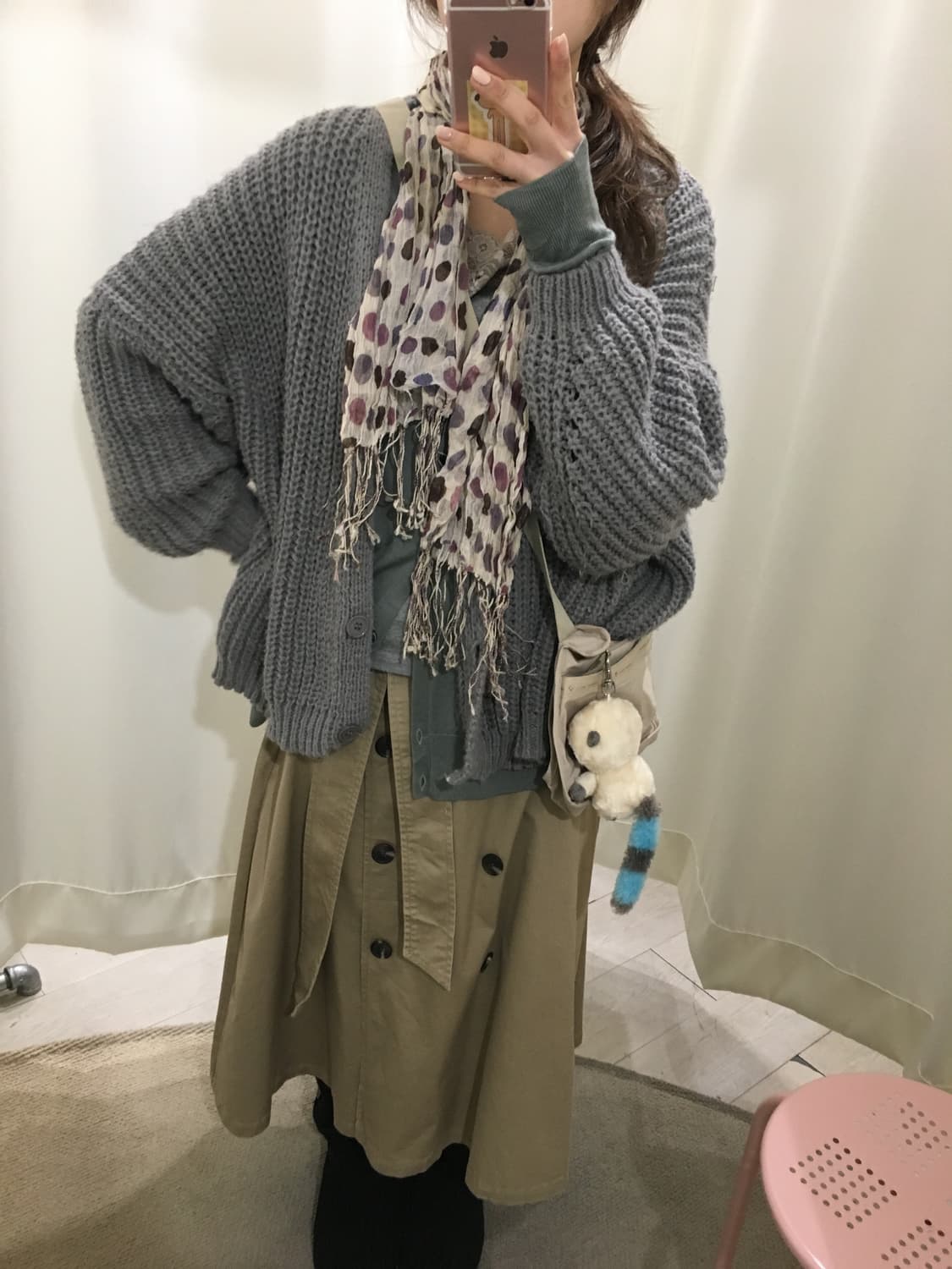 이너 가디건 파스텔민트 상품이미지2