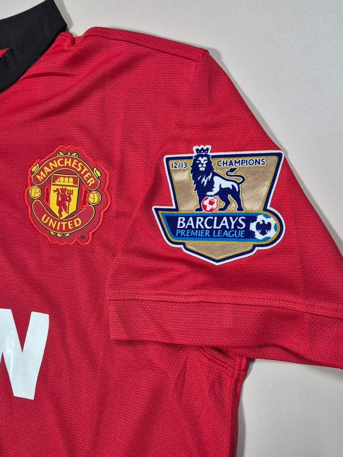 13-14 맨유 반페르시 리그패치 유니폼 L 상품이미지5