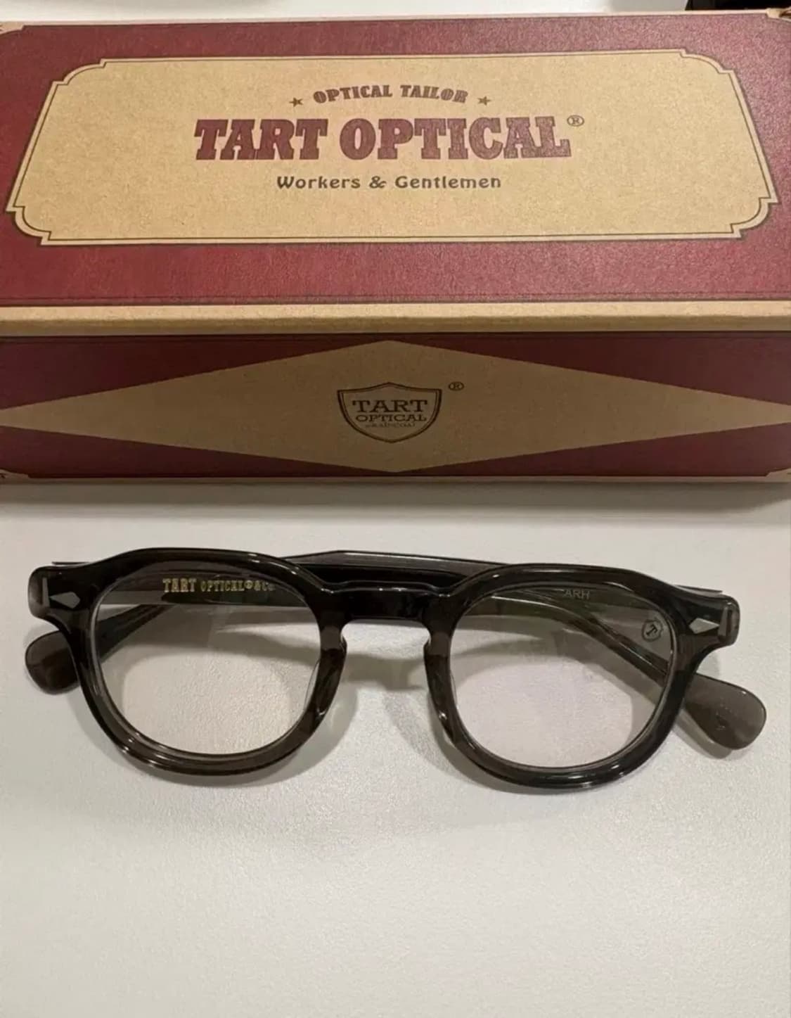 타르트옵티컬 아넬 뿔테 A4 46 딥그레이 풀박 새상품(오늘까지) 상품이미지1