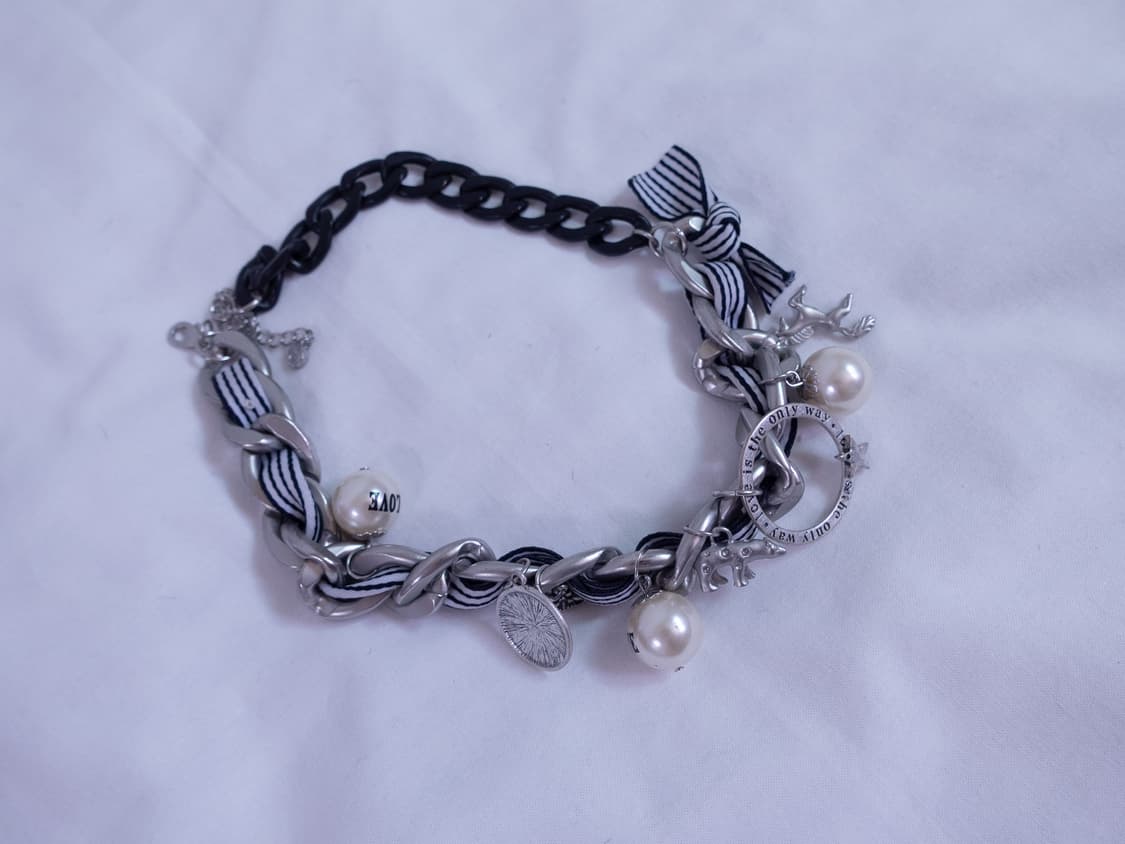 Kitsch silver charm necklace 상품이미지1