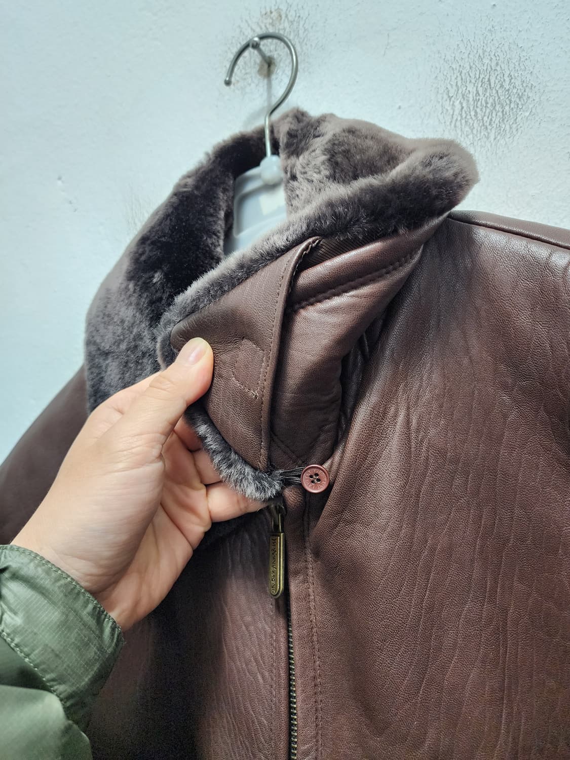 (내피포함) YSL 입생로랑 90s 리얼레더 가죽자켓  상품이미지4