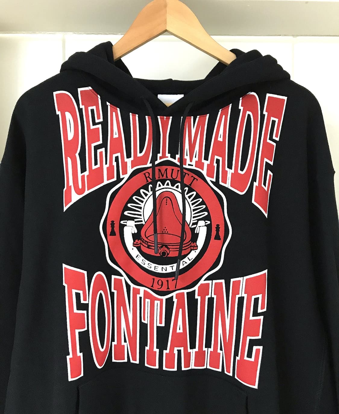 @L,XL@ 레디메이드 로고 후디 블랙 상품이미지3