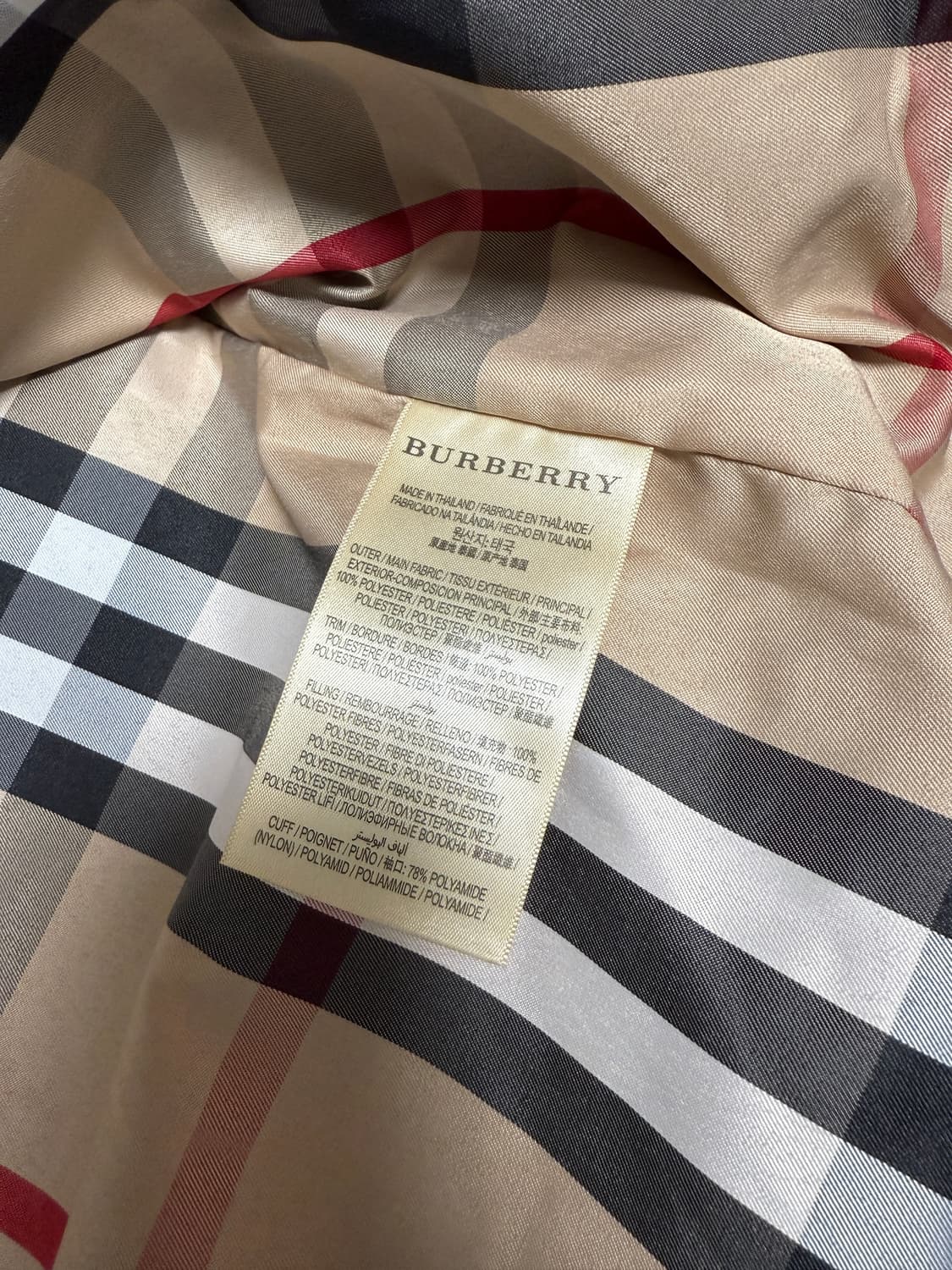 버버리 바람막이 자켓 상품이미지6