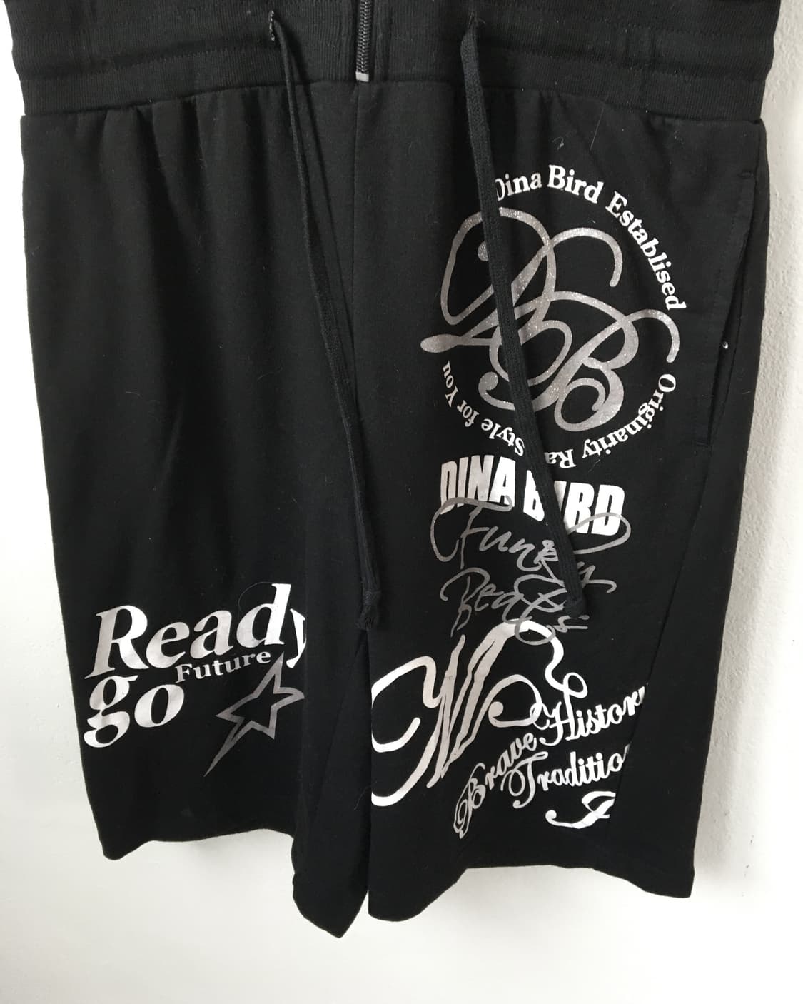 Lettering printing jump suit 상품이미지2