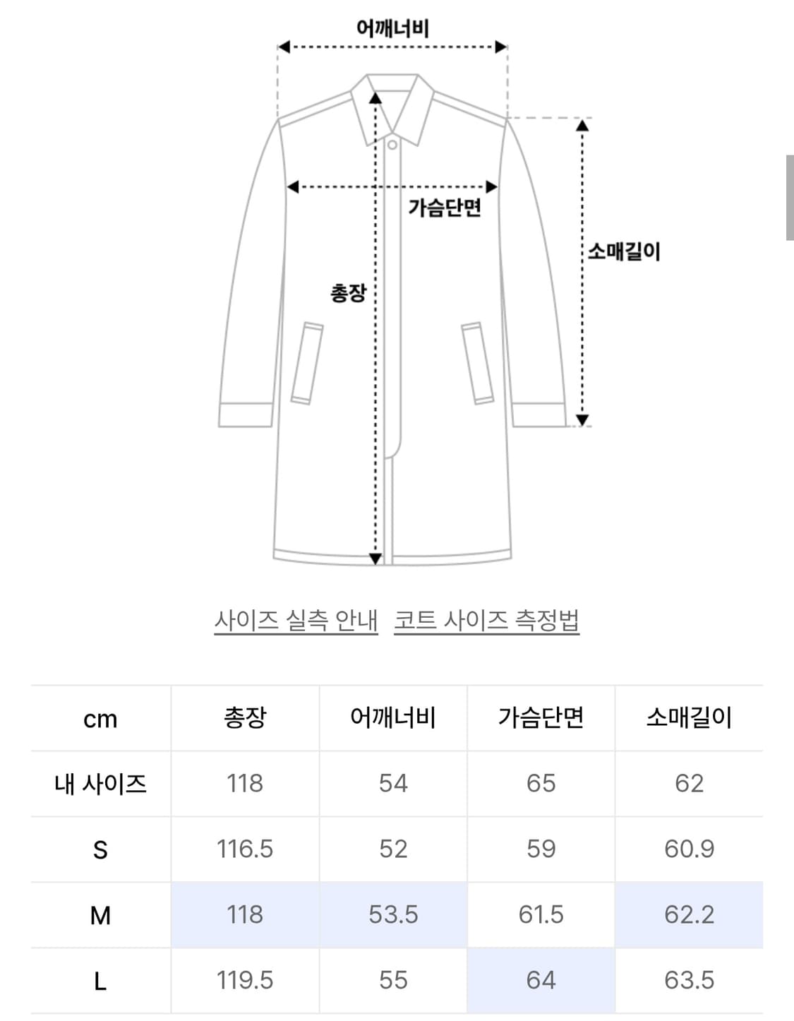 쿠어 MTR 오버핏 더블 롱 코트 검은색 L 상품이미지5
