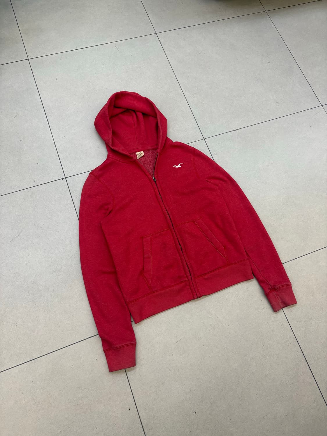 홀리스터 후드집업 레드 상품이미지2