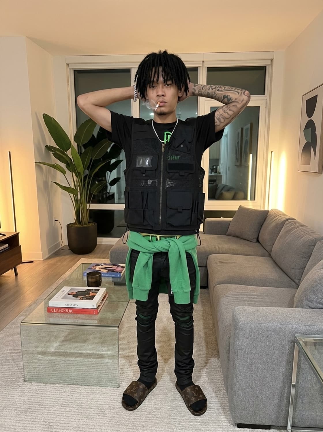 DELPHA 멀티포캣 카고베스트 블랙 상품이미지1