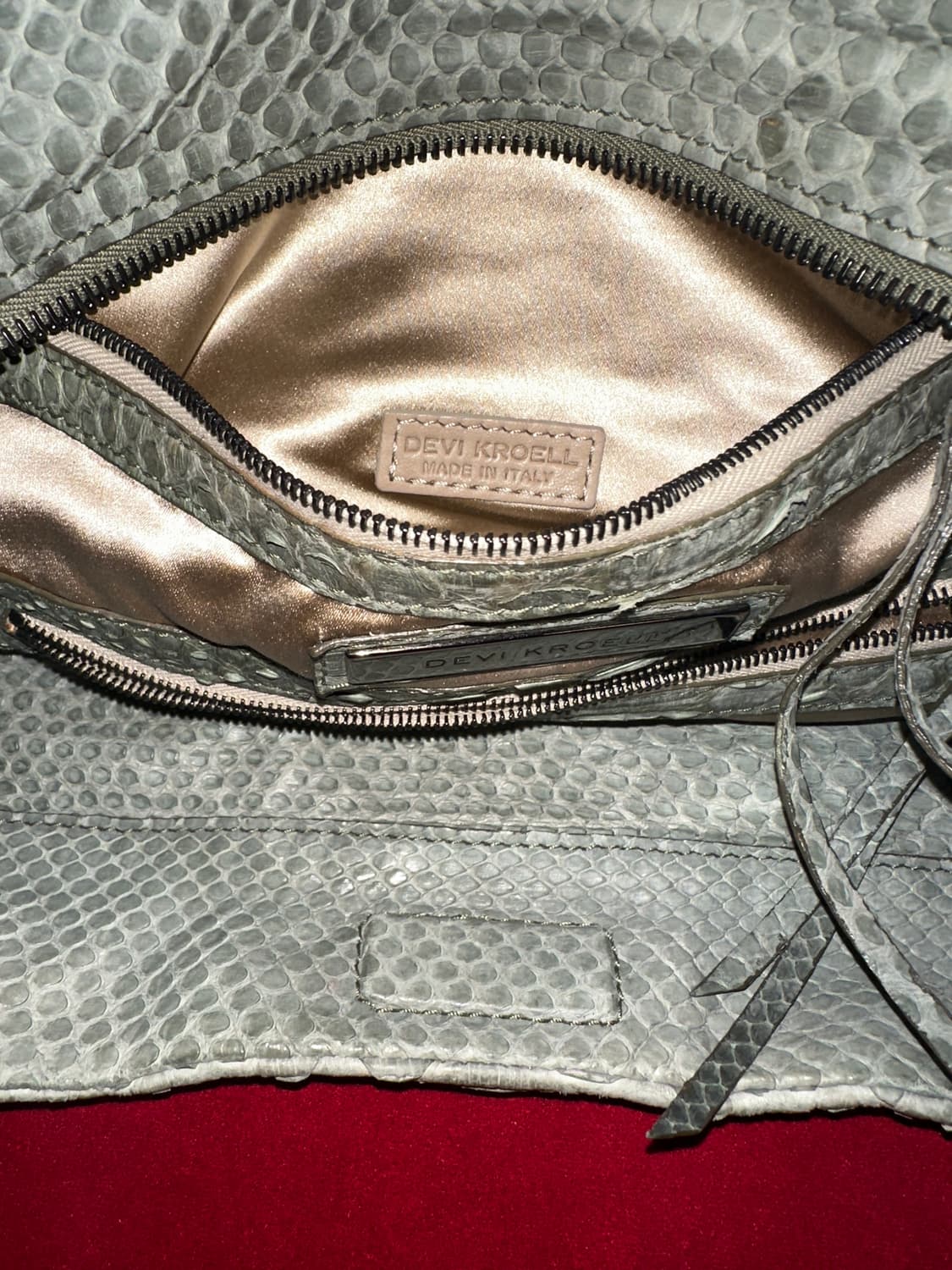 셀라돈 리얼 파이톤 스킨 호보백 상품이미지9