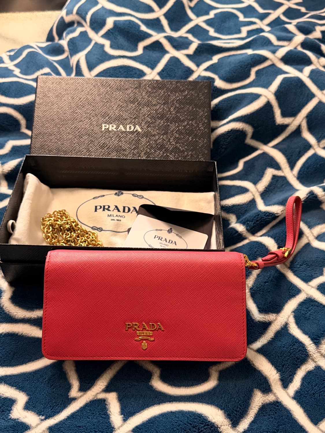 프라다 사피아노 체인 미니백&지갑 상품이미지1