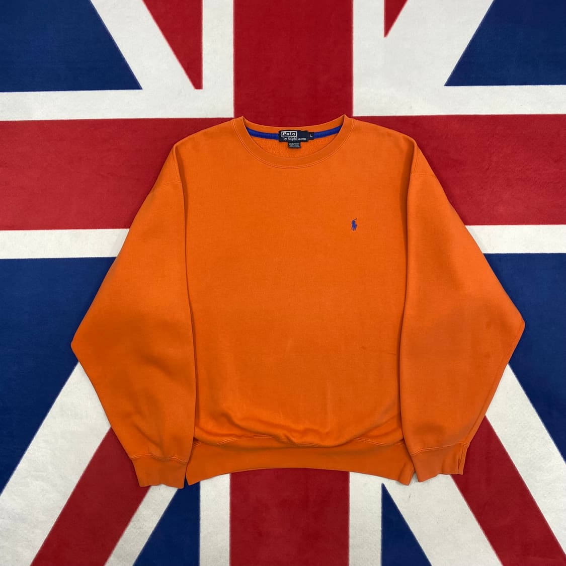 폴로 오버핏 맨투맨 L 상품이미지1