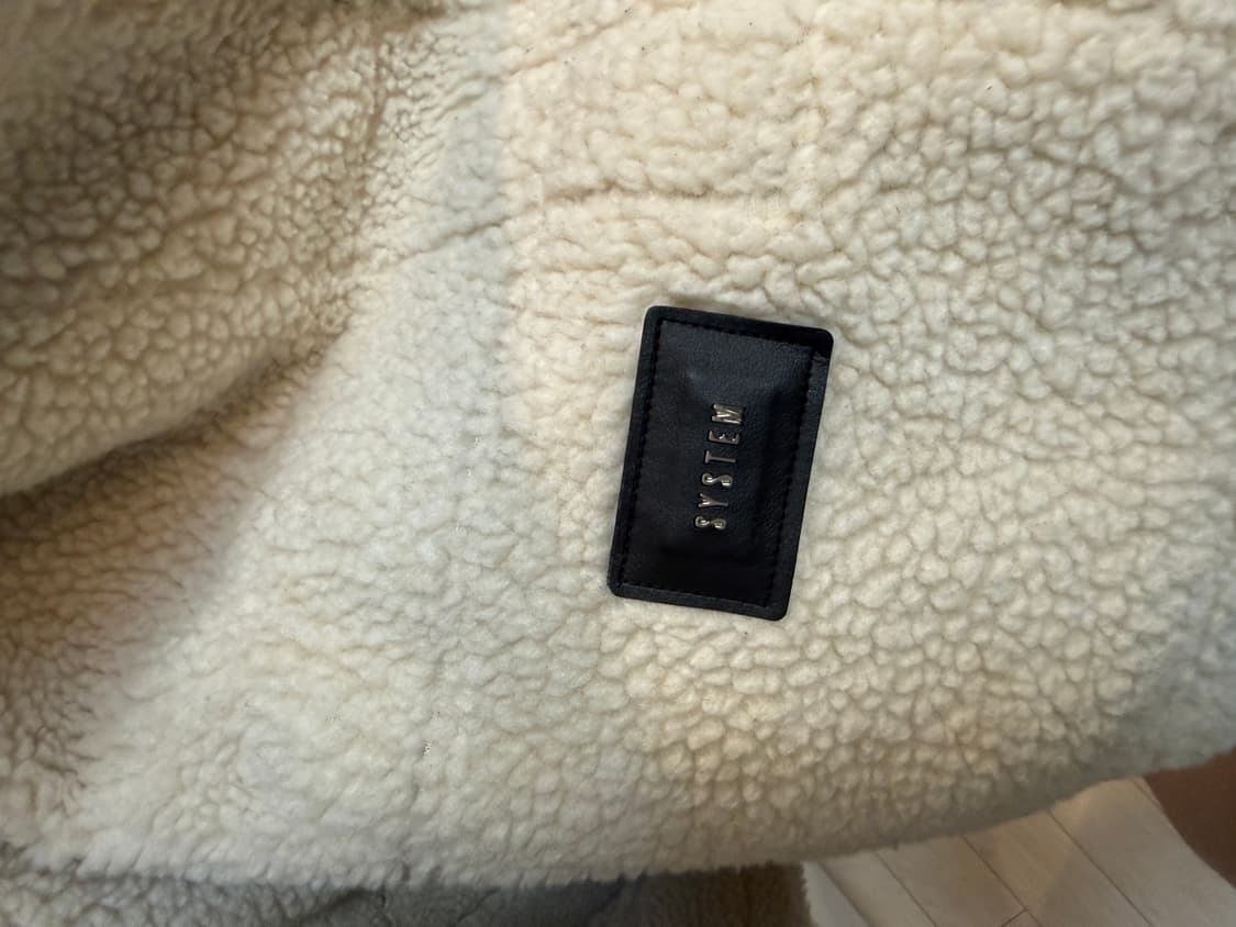 시스템옴므 퍼블록 레이어드 무스탕 카키 판매합니다 ! 상품이미지6