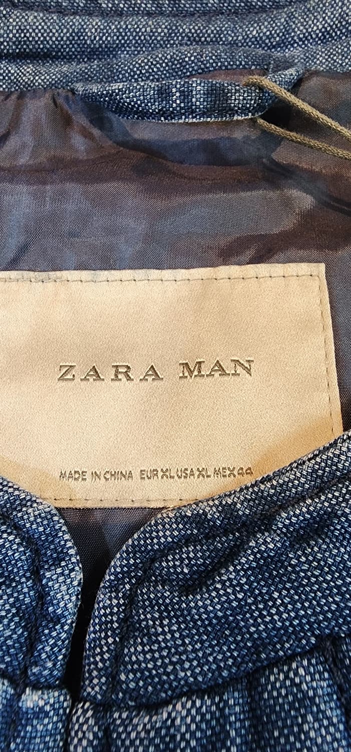 (새상품)자라 데님 롱자켓 XL 상품이미지6