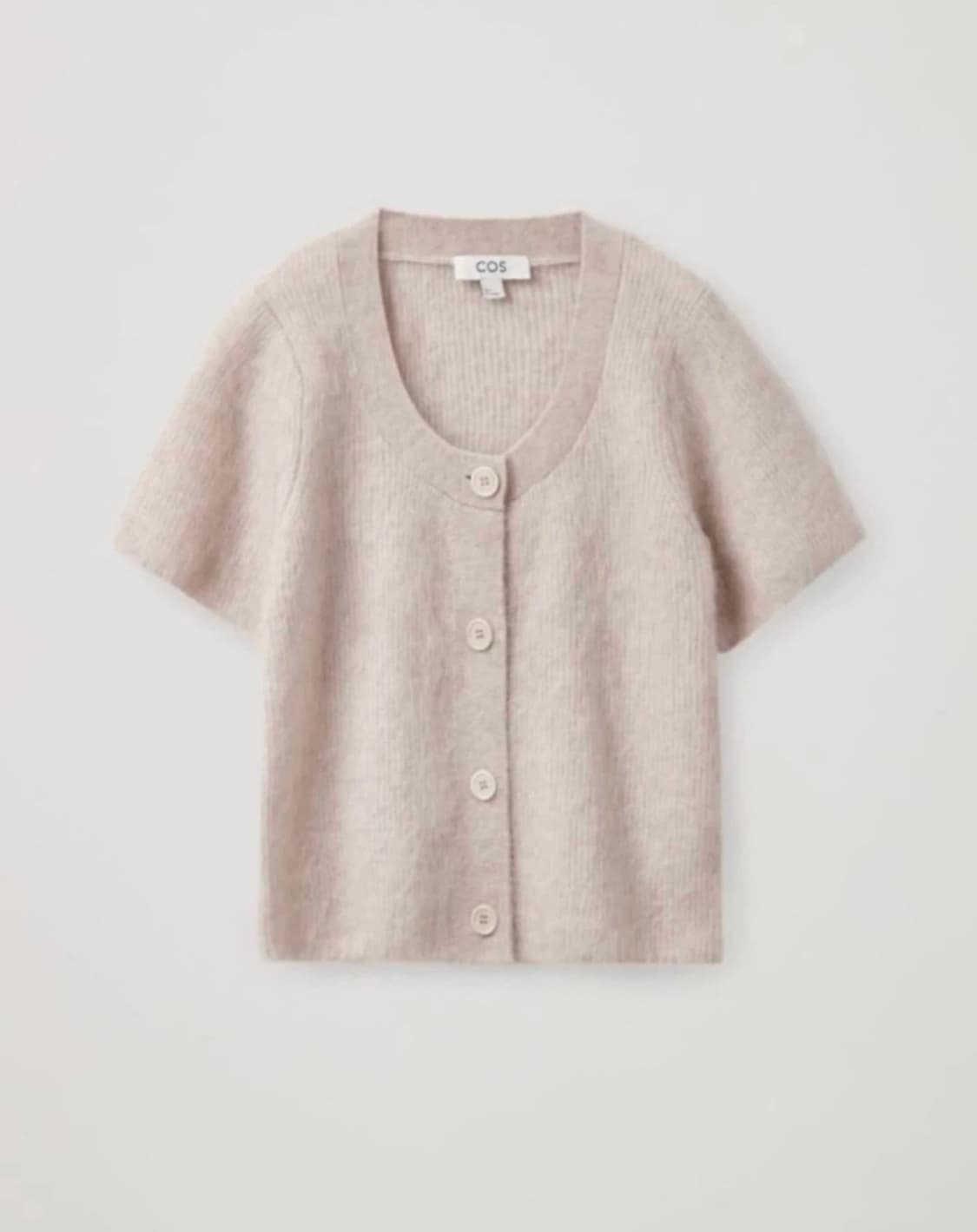 코스(COS) 쇼트 슬리브 모헤어 가디건 xs 상품이미지2