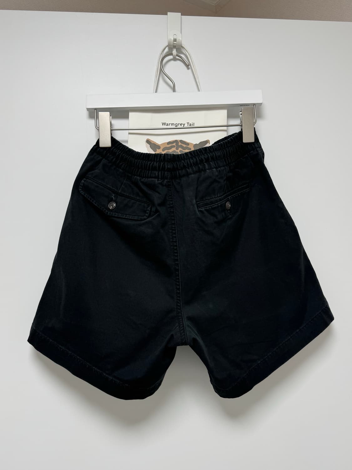 정품)폴로랄프로렌 히든로고 프렙스터 쇼츠 xs 블랙 상품이미지2