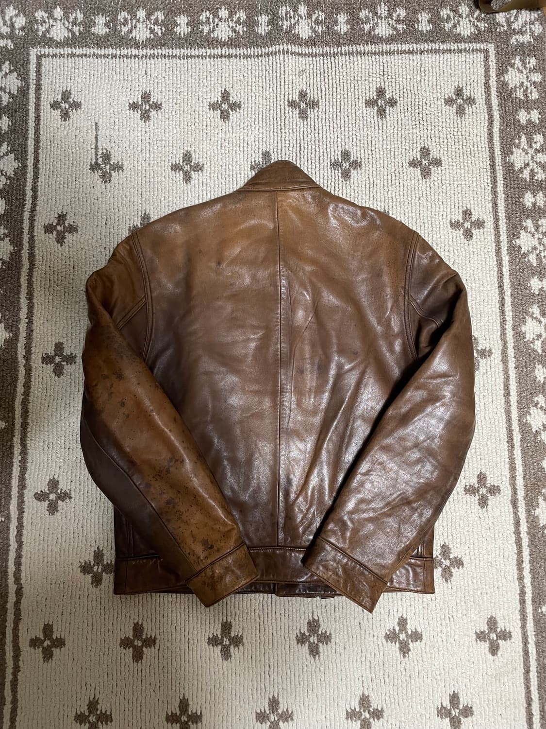 폴로 랄프로렌 양가죽 바이커 자켓 상품이미지2