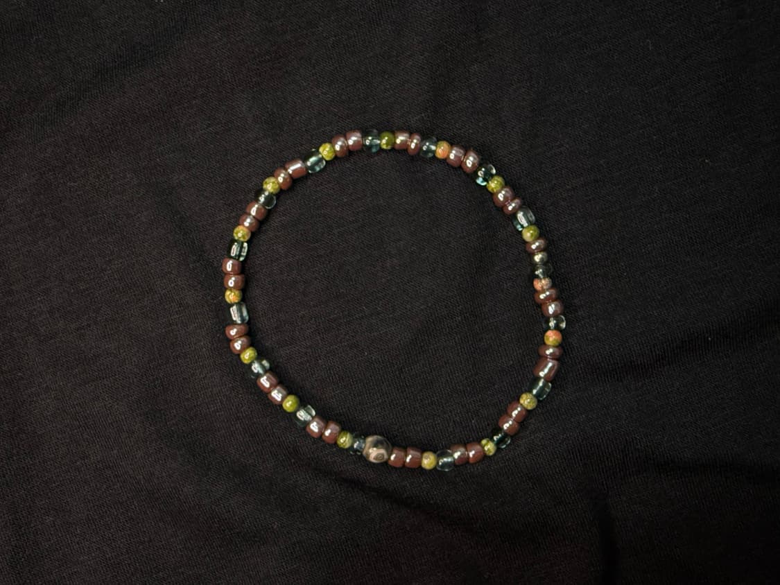 simple Brown&green bracelet 상품이미지1