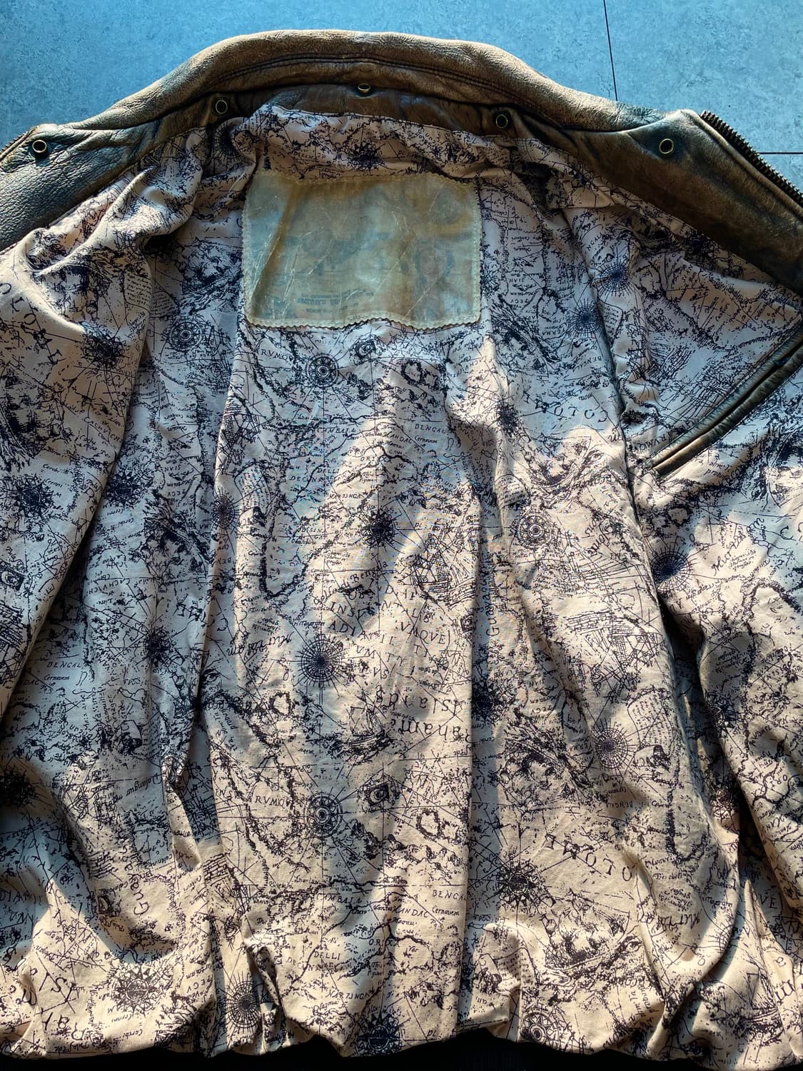 나파소가죽 A2플라이트 자켓 상품이미지8