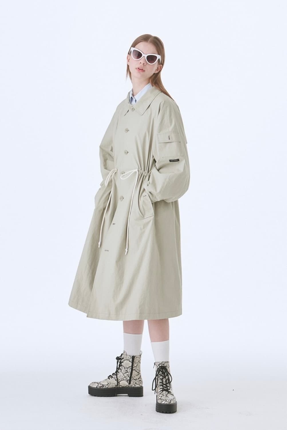 노이커먼 트렌치 코트 (GREEN) 상품이미지1