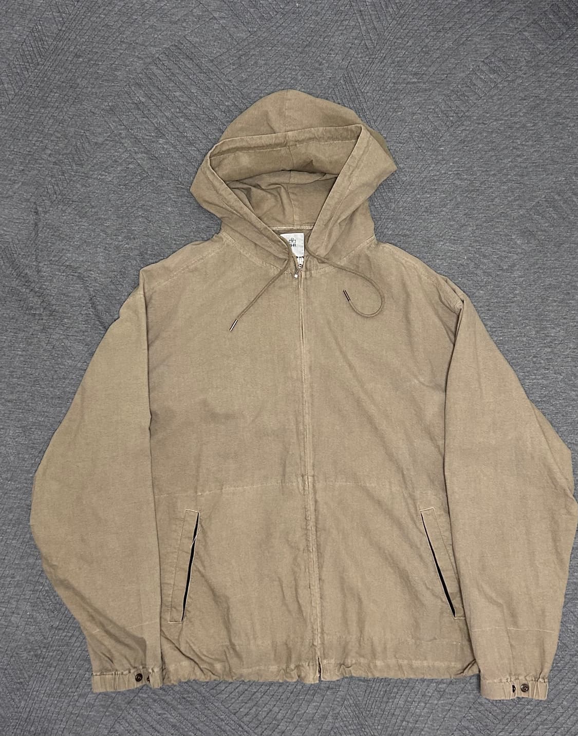 폴리테루 집 후디 파카 카키베이지 xl 상품이미지1