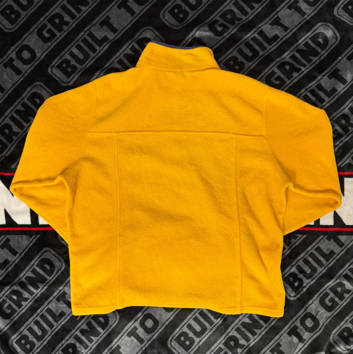 엘엘빈 스냅 티 플리스 풀 오버 옐로우 네이비 상품이미지2