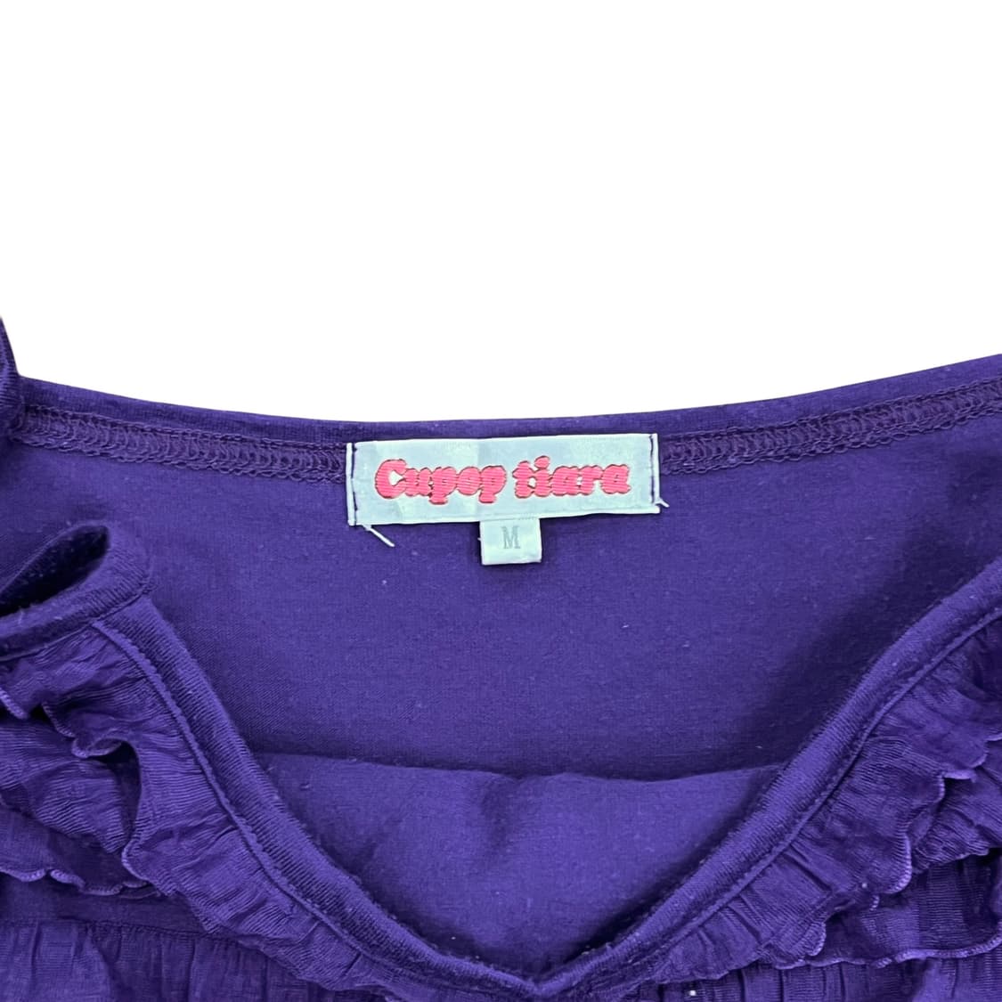 Plum Lace Detail Sleeveless Top 상품이미지6