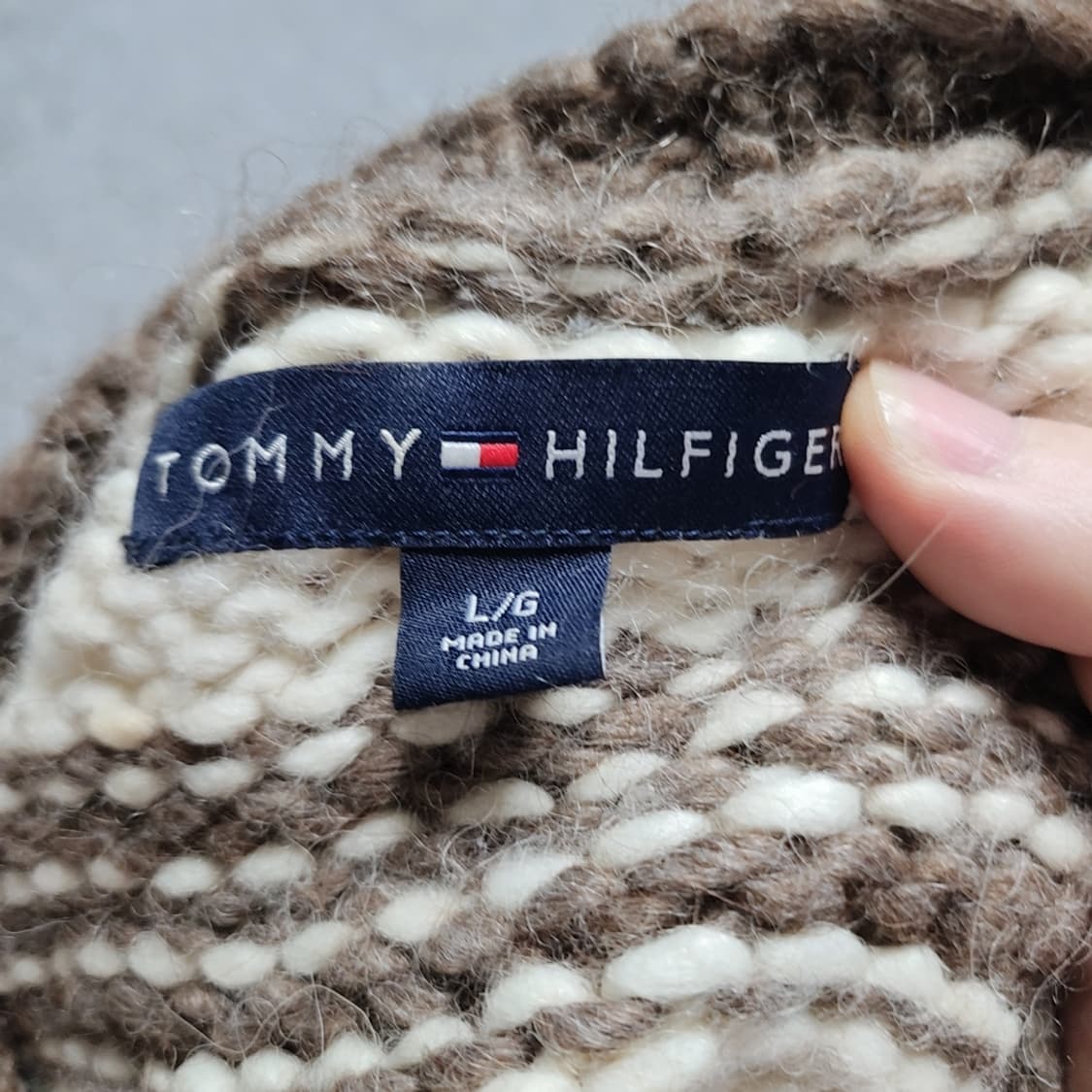 [L] 타미힐피거 알파카 헤비니트 상품이미지4