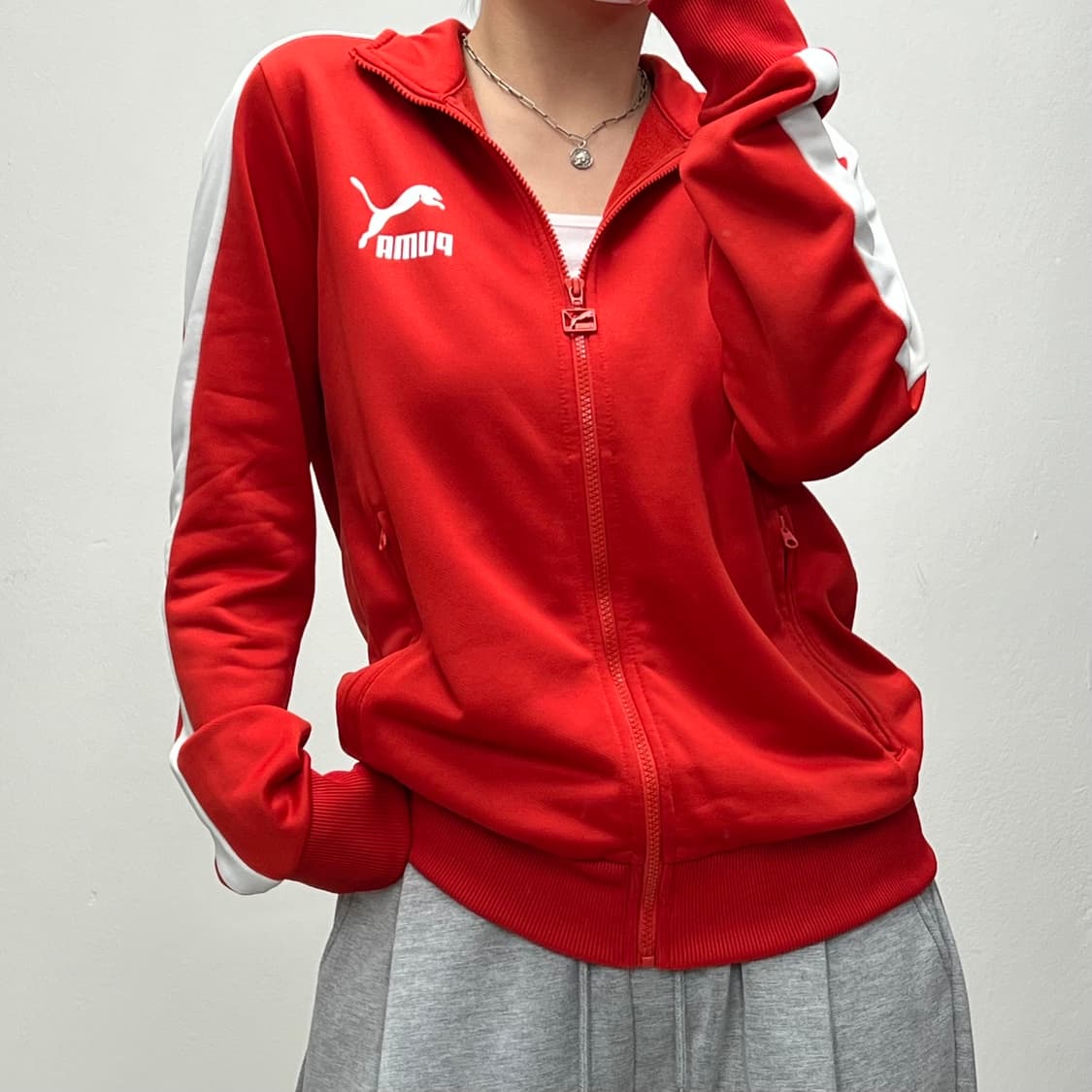 퓨마 푸마 트랙탑 져지 레드 M [042304] 상품이미지1