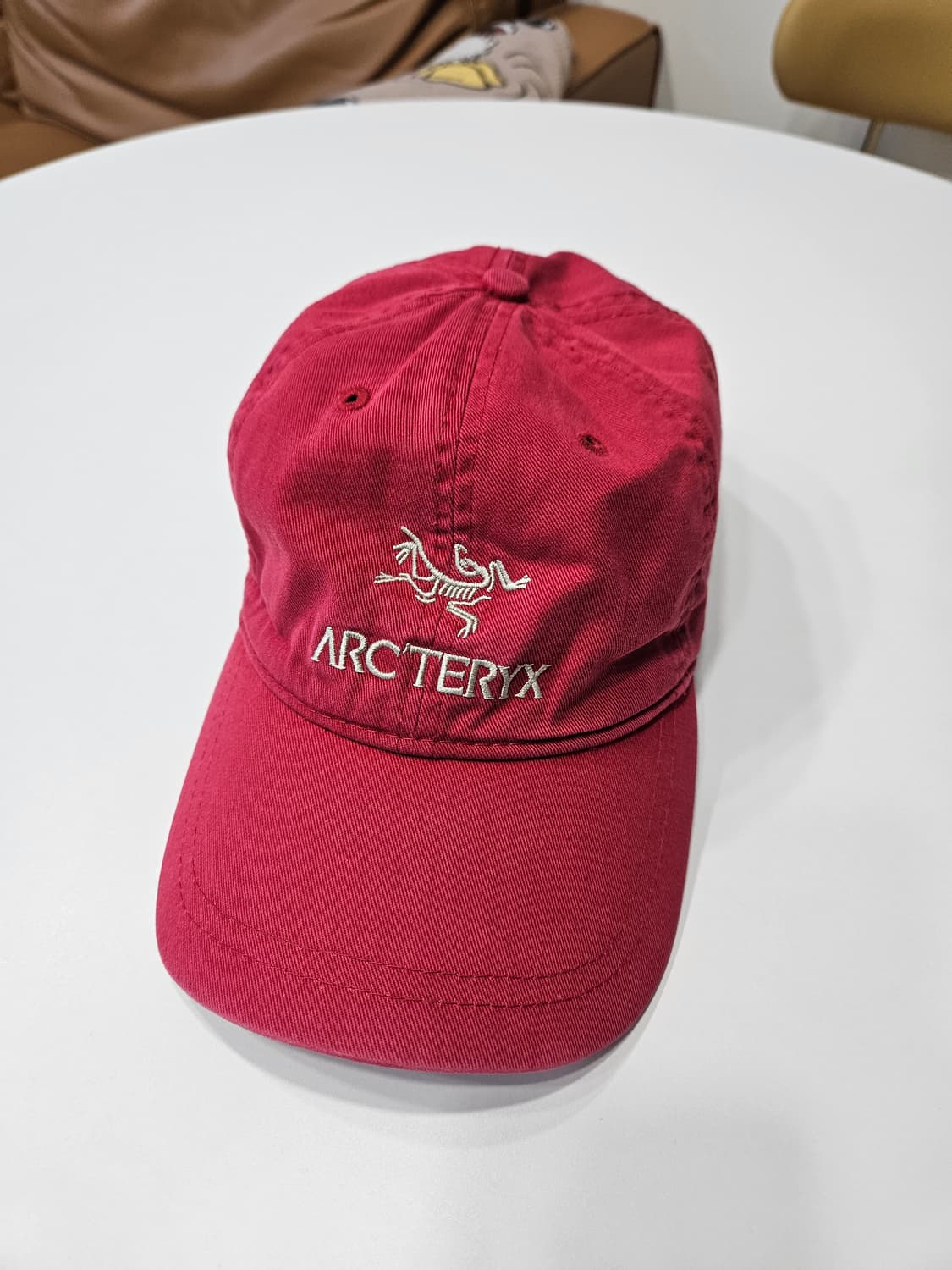 올드아크테릭스 엠브로이더리 볼캡 워싱레드 상품이미지1