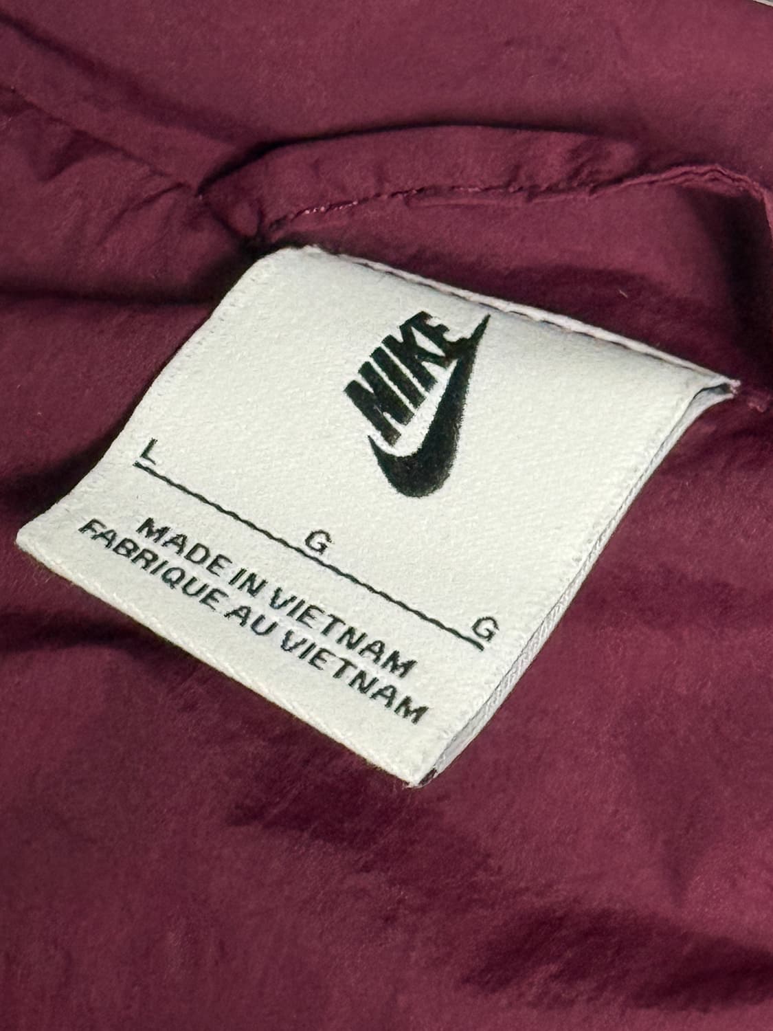 나이키 트랙자켓 Night Maroon L 상품이미지4