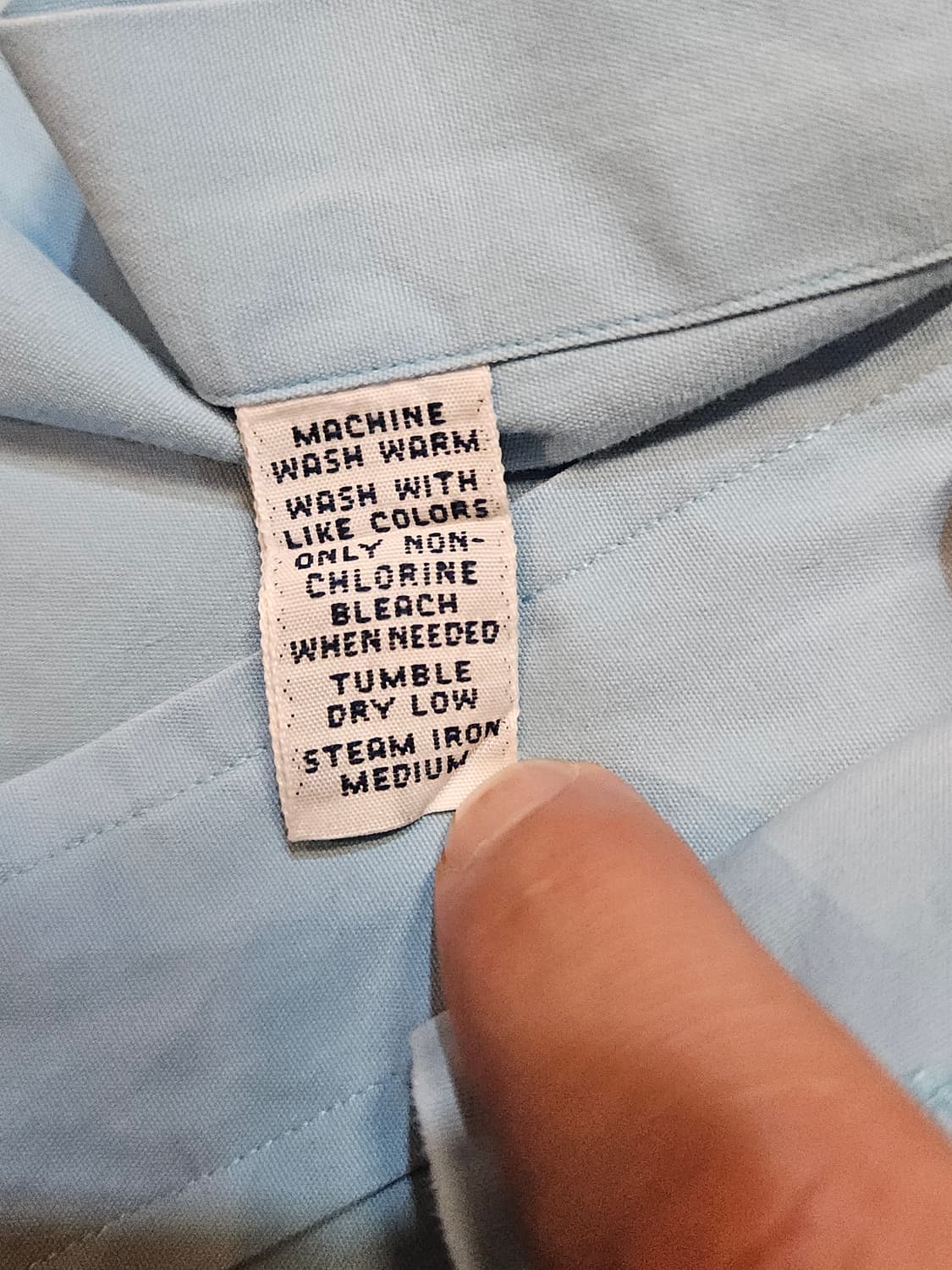 PoloRalph Lauren Solid Shirt  Light Blue 상품이미지5